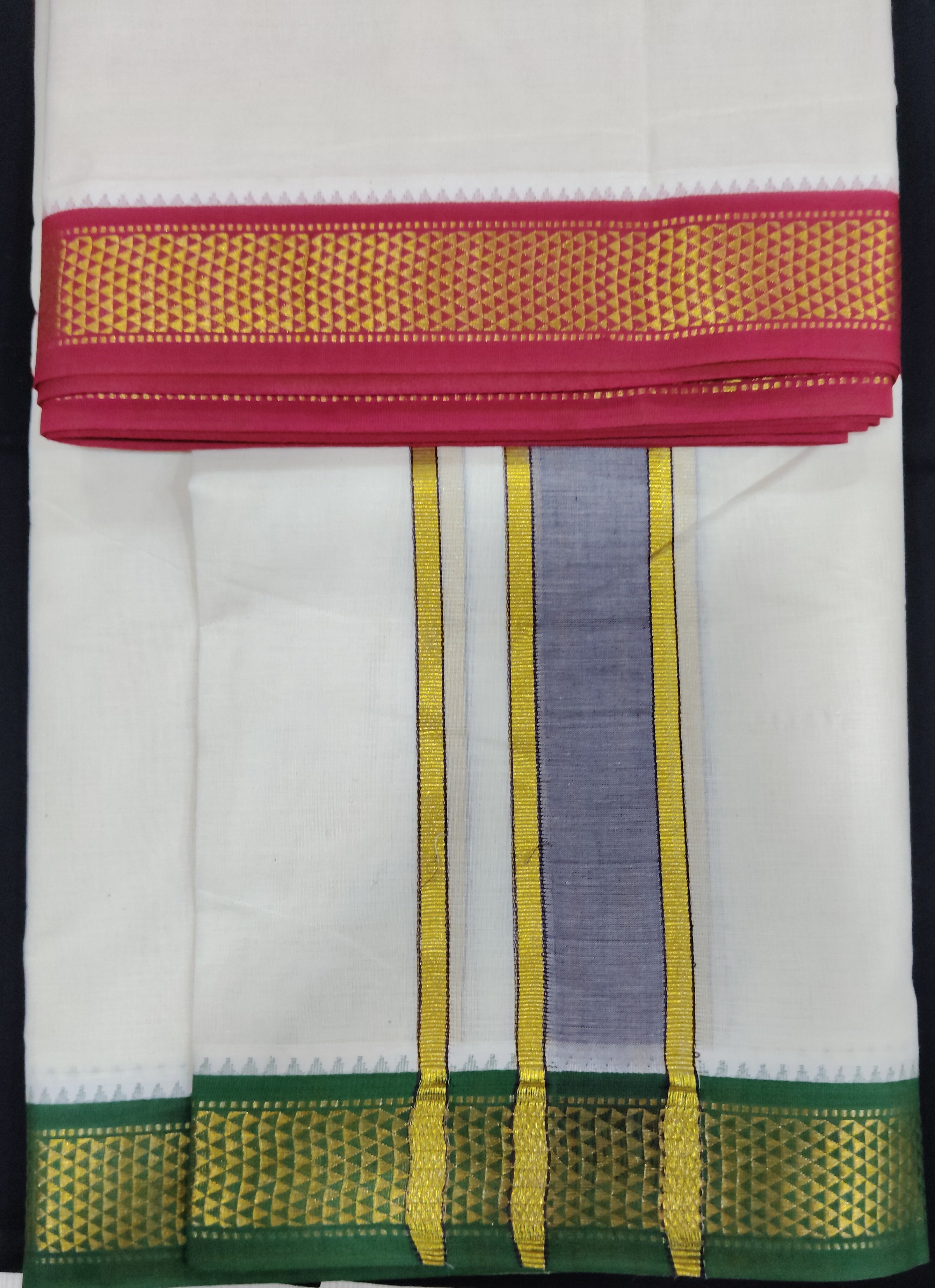 Pure cotton Muhurtham dhoti 9*5 7maadampet