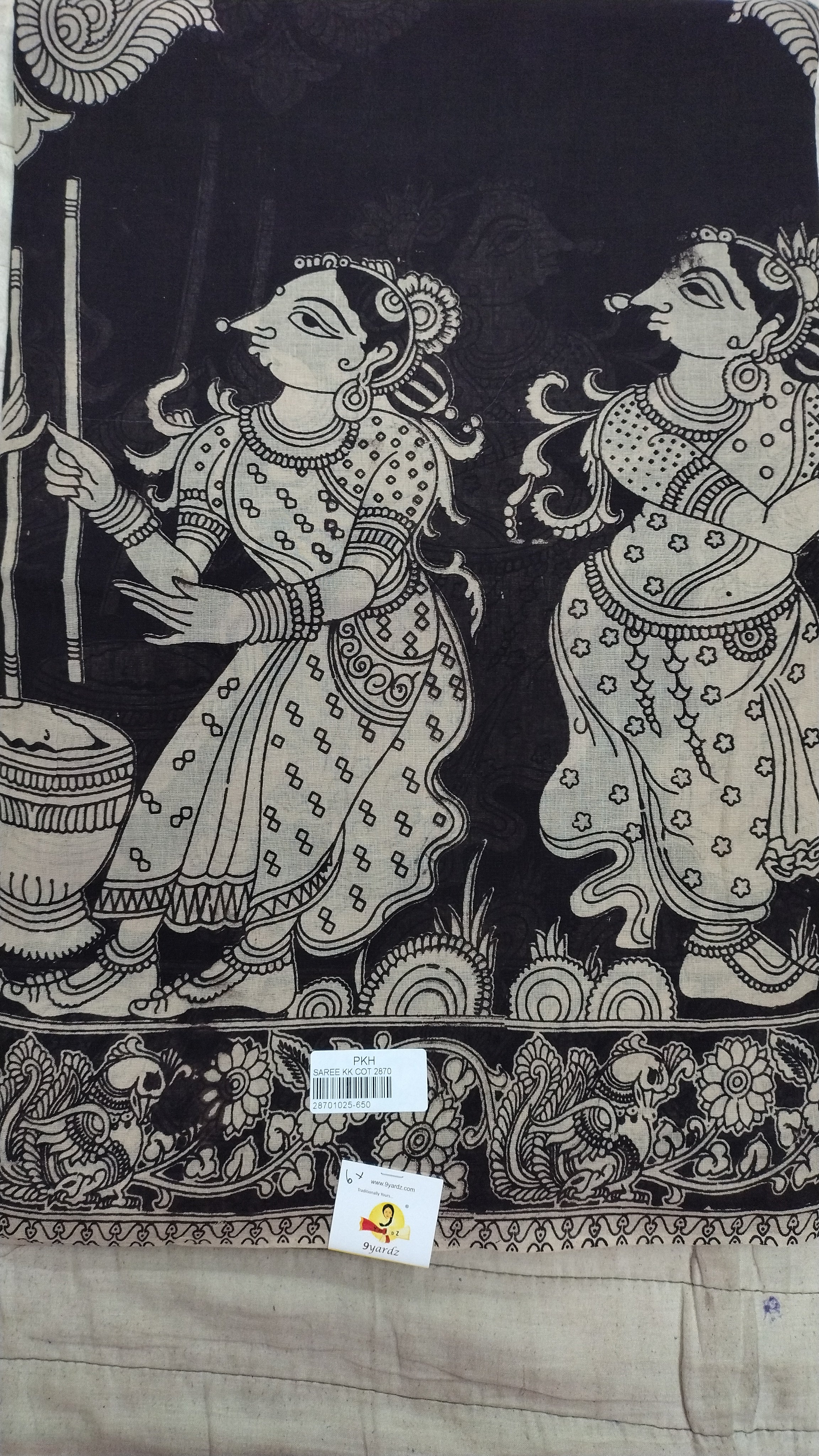 Kalamkari cotton 6yardz