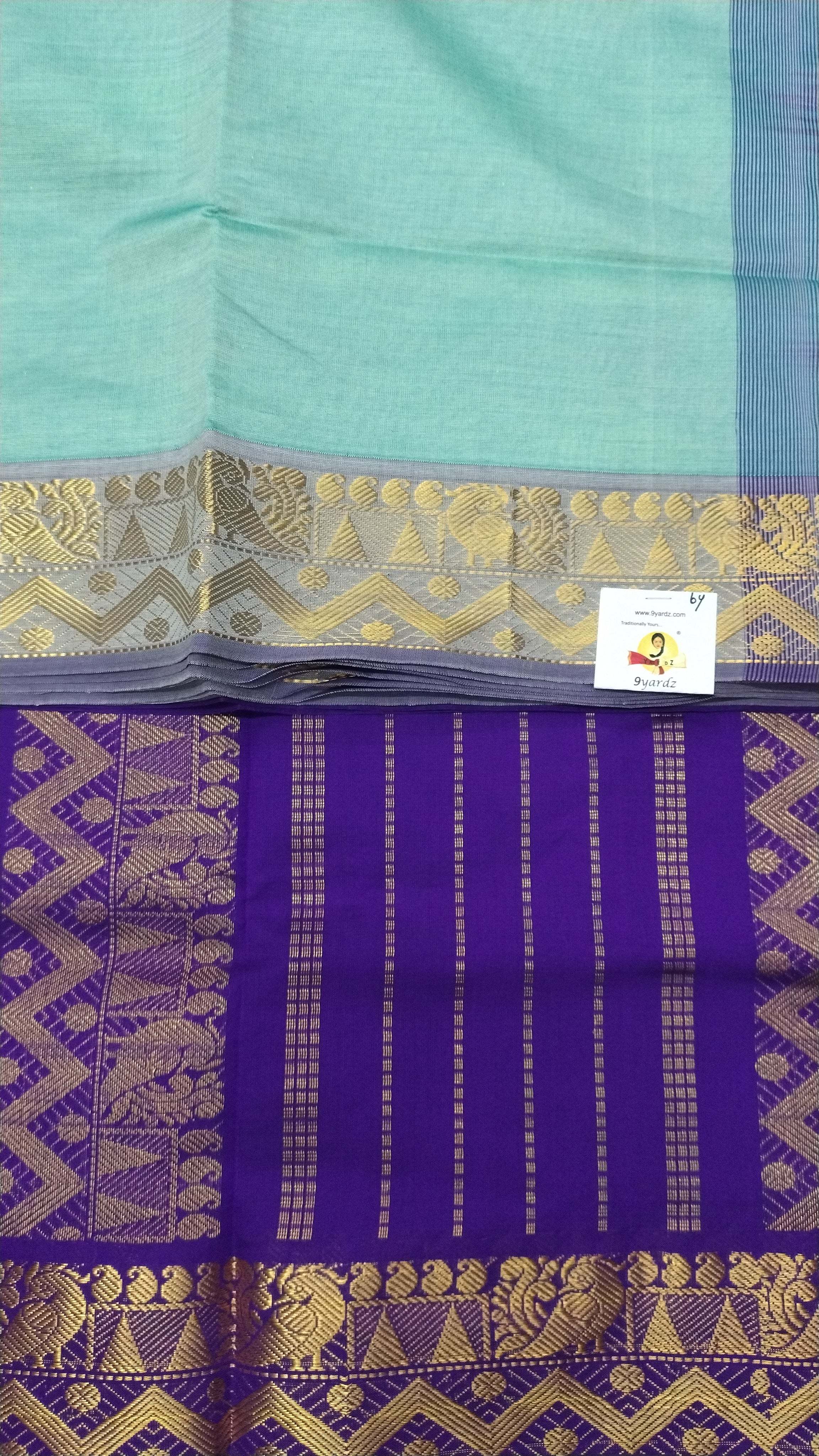 Semi silk Embossed 6Yards