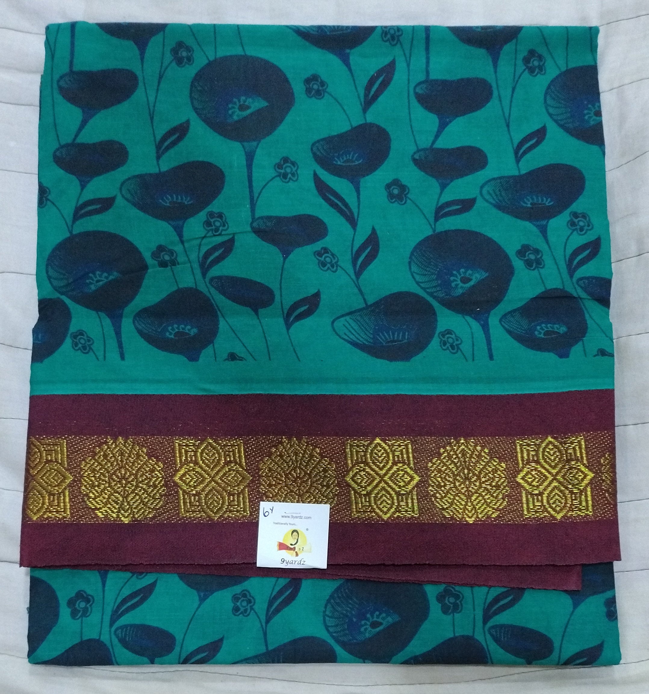 Sungudi cotton 6 yards