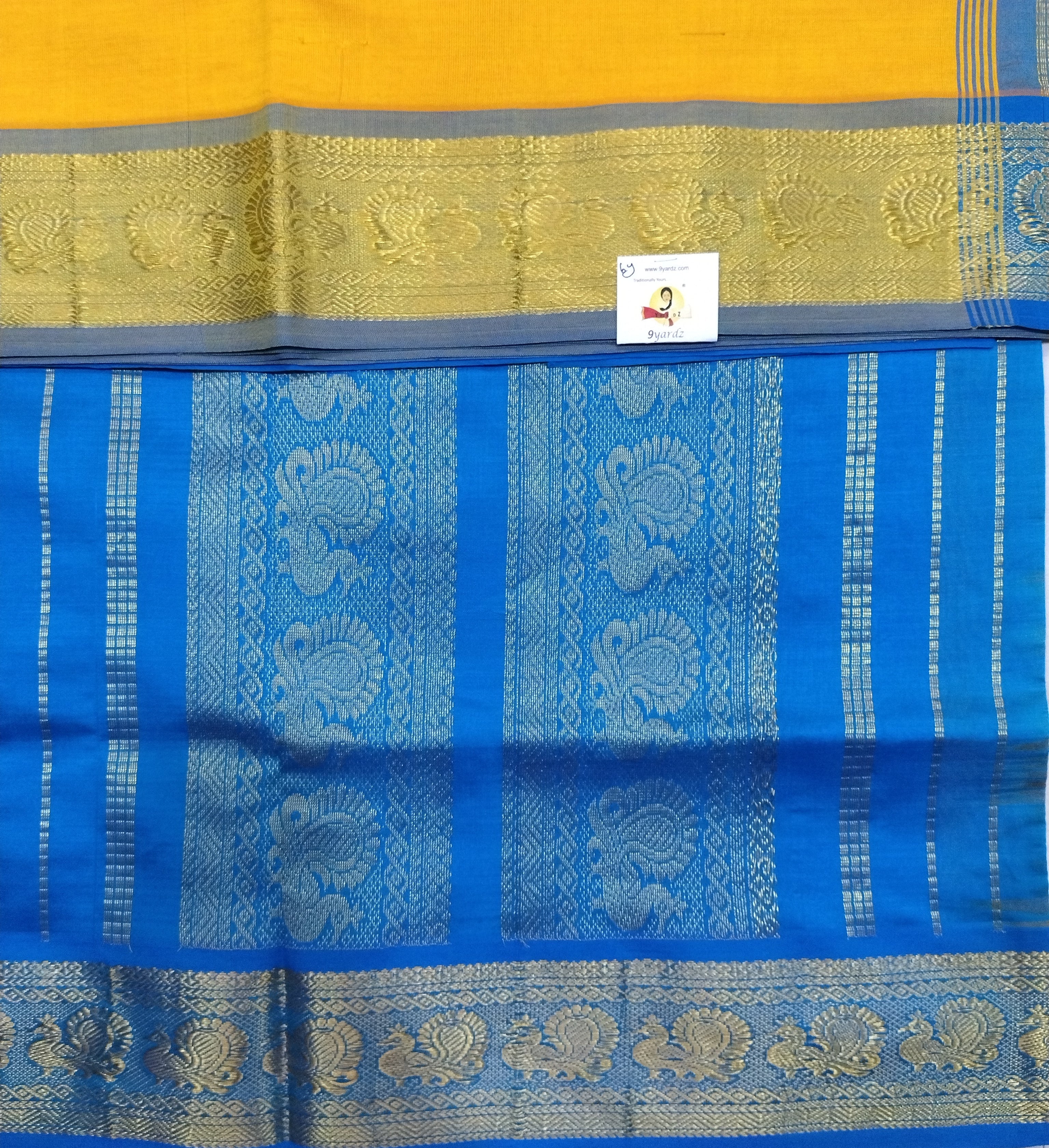 Semi silk cotton 6Yards