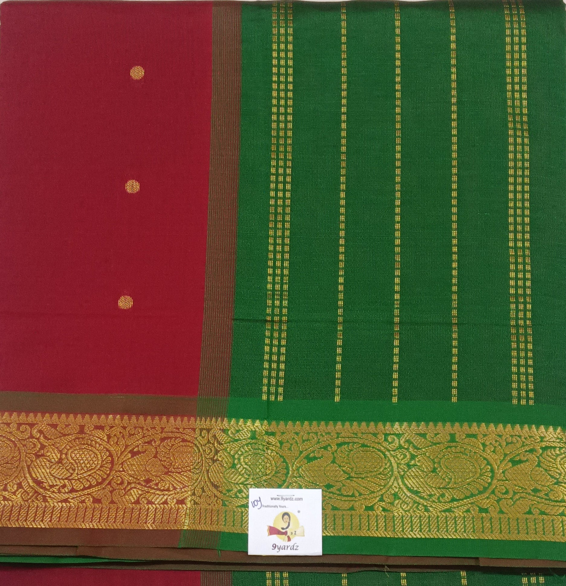 Semi Silk cotton Madisar 10yards
