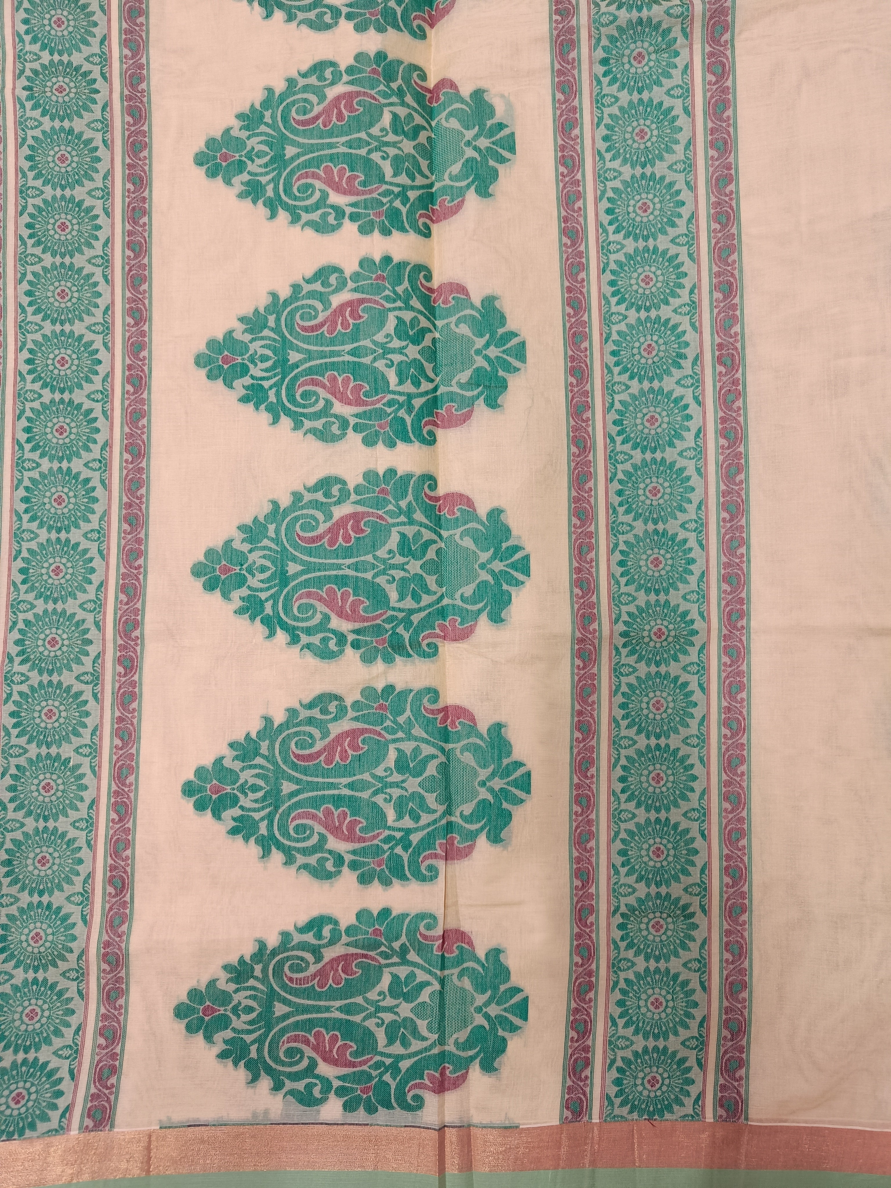 Chettinadu cotton Embossed 6 yardz
