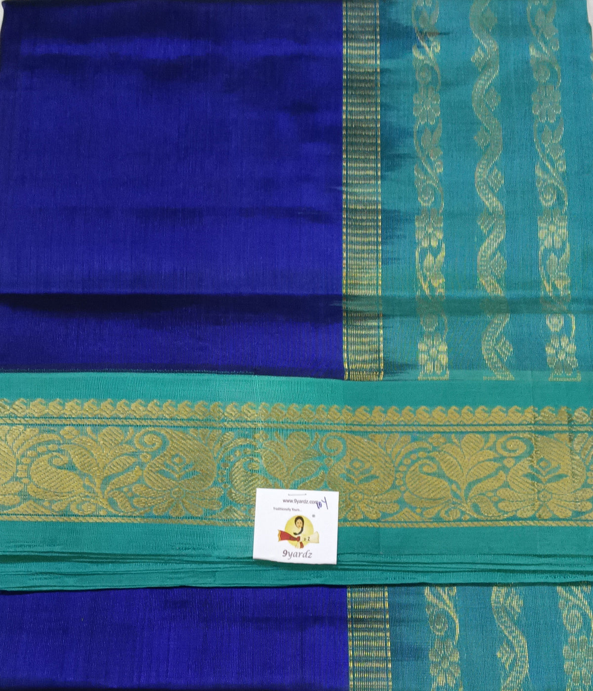 Pure silk cotton -Korvai 10yards madisar