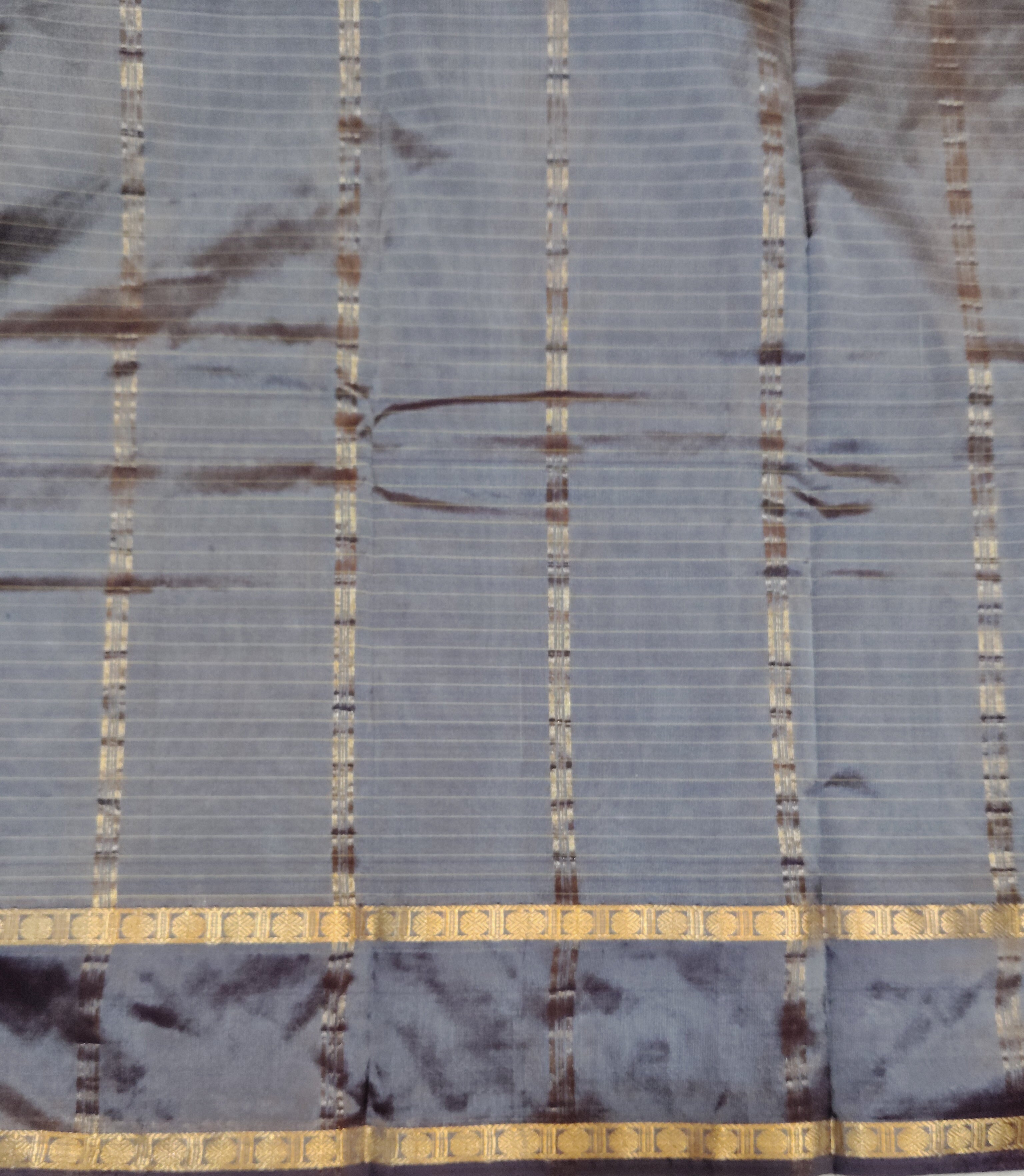 China silk checked 6Yards