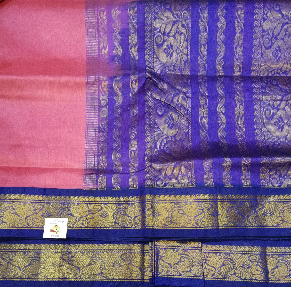 Pure silk cotton -Korvai 10yards madisar