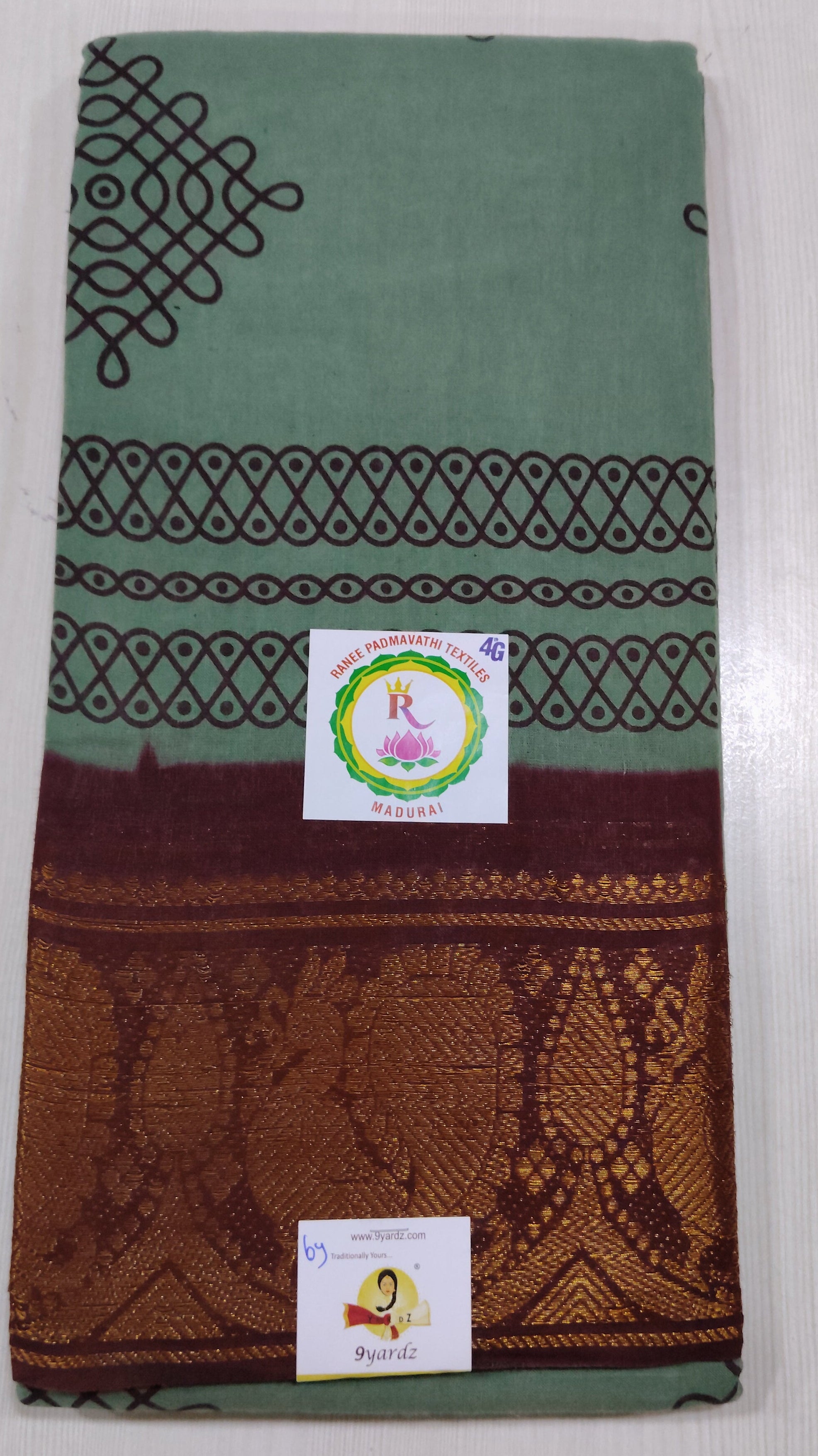 Ranee Cotton zari kattam 6yardz