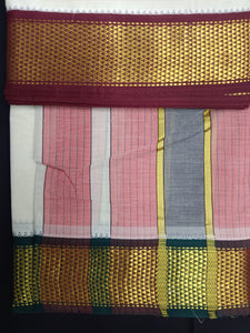 Pure cotton Muhurtham dhoti 9*5 13 maadampet KM