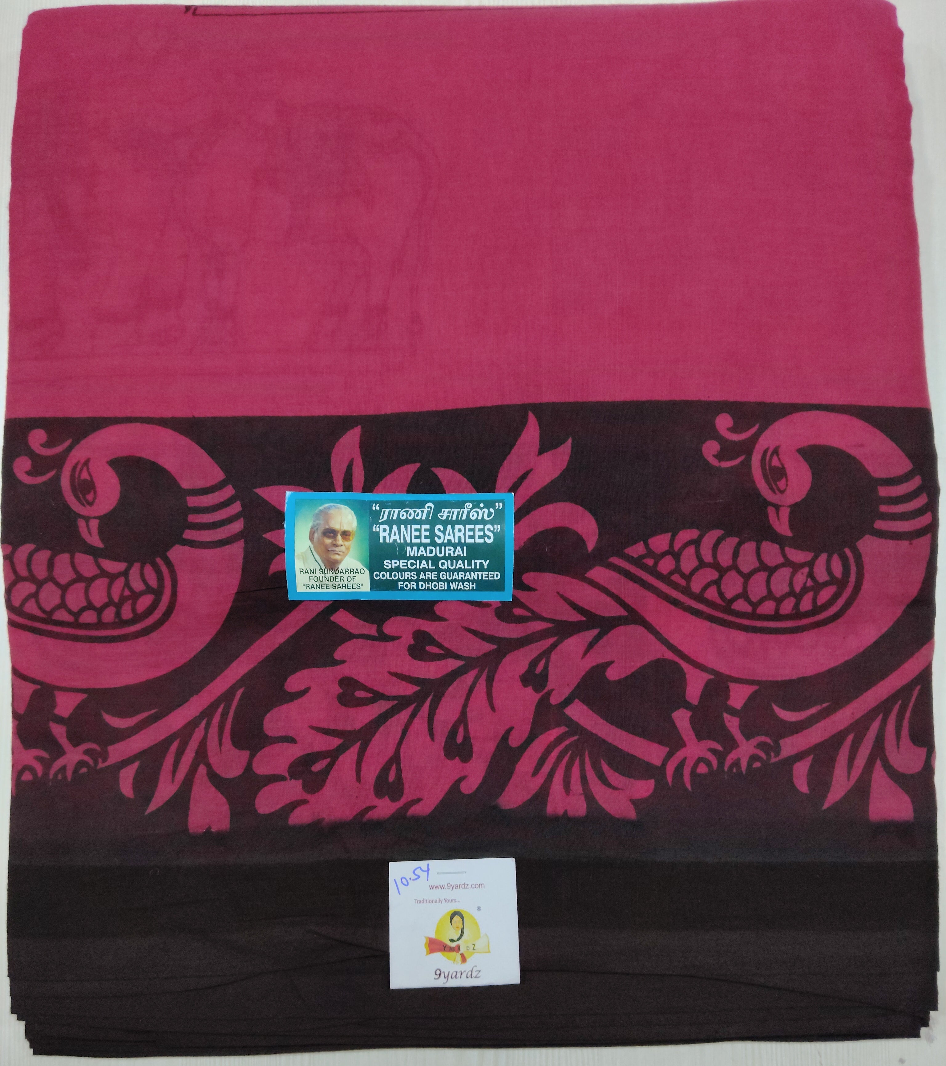 Ranee voyal saree 10.5yardz(9.5mtrs)