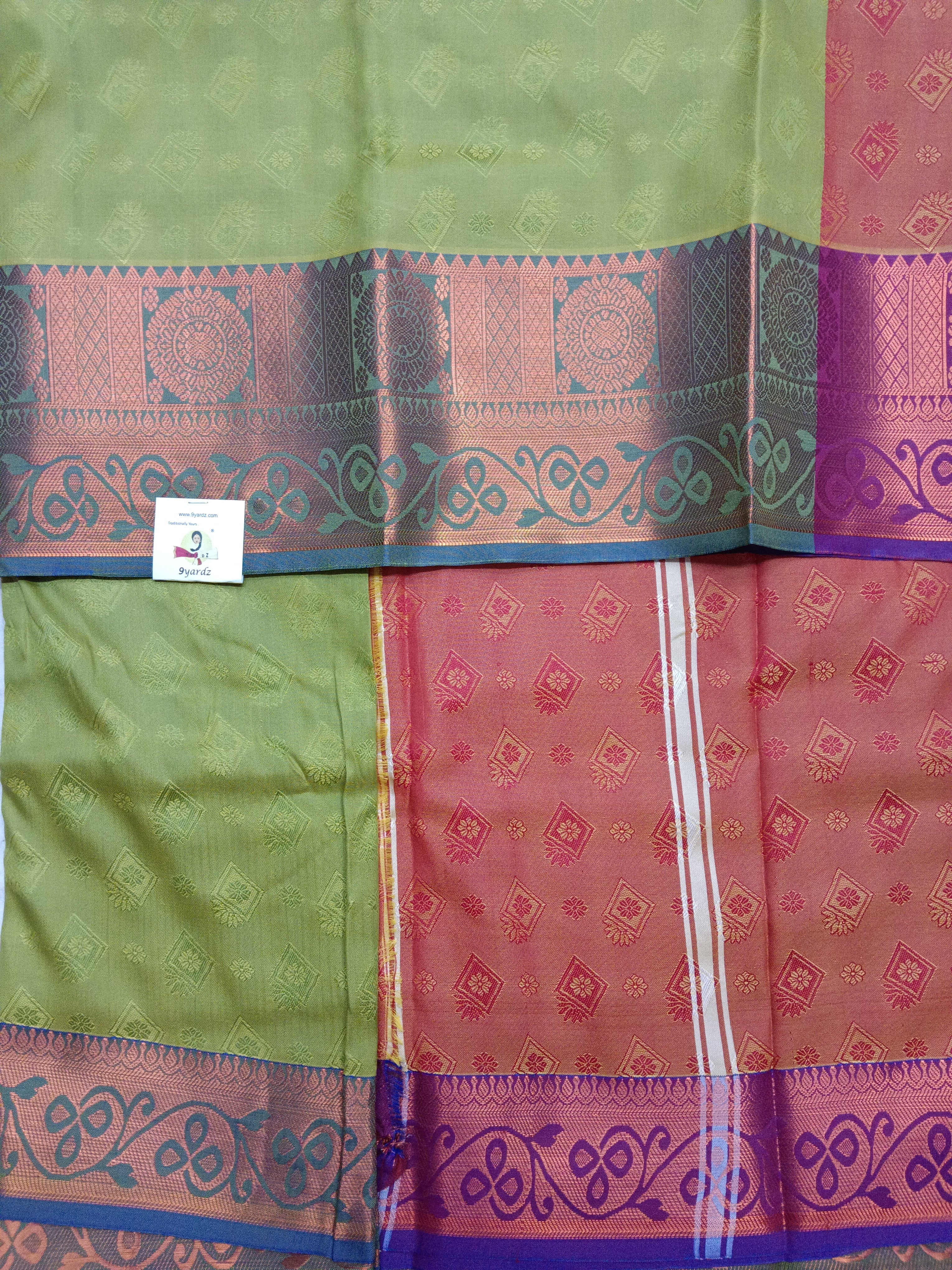 Rich poly Silk 6yardz
