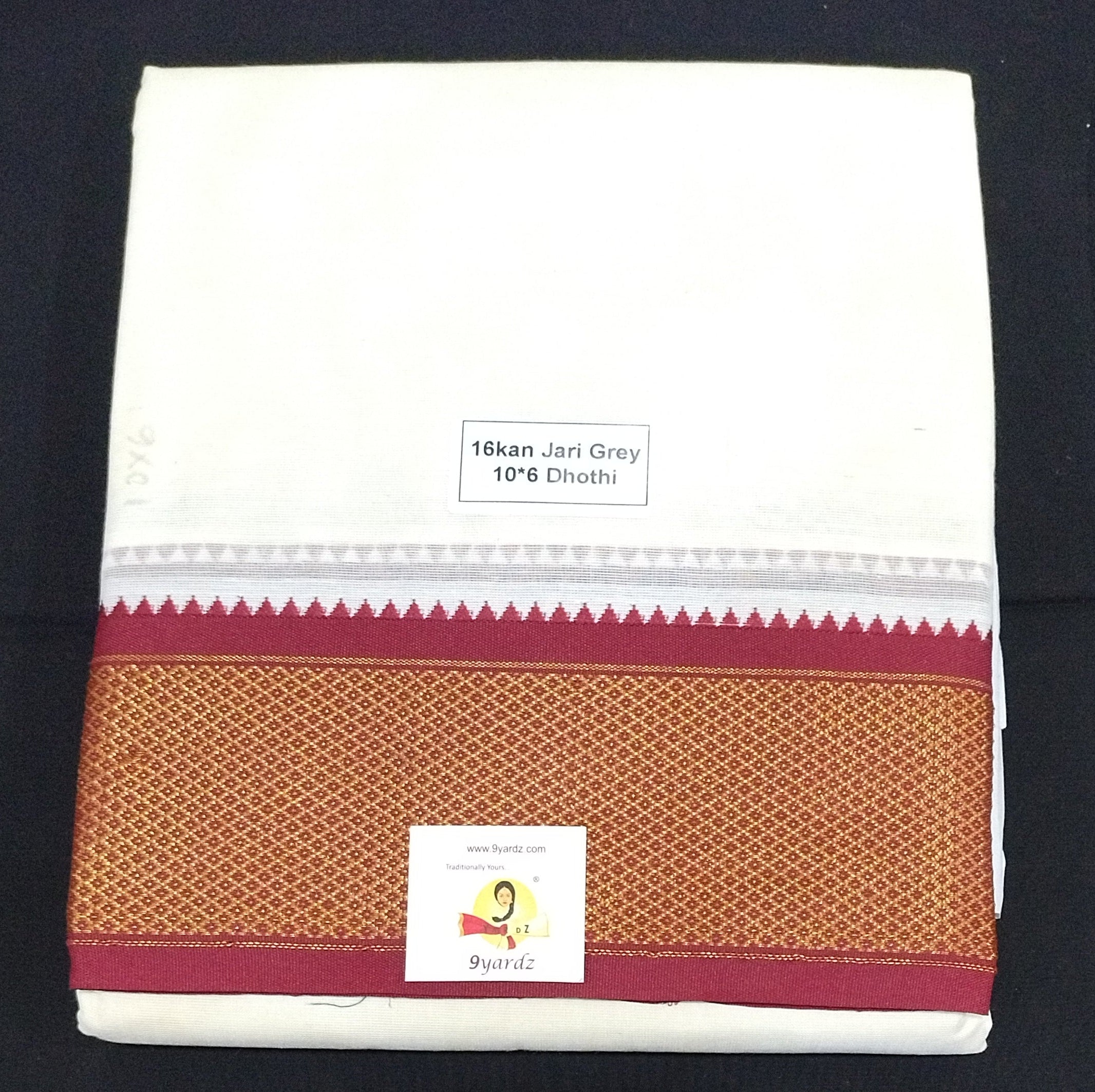 Cotton Unbleached dhoti 10*6