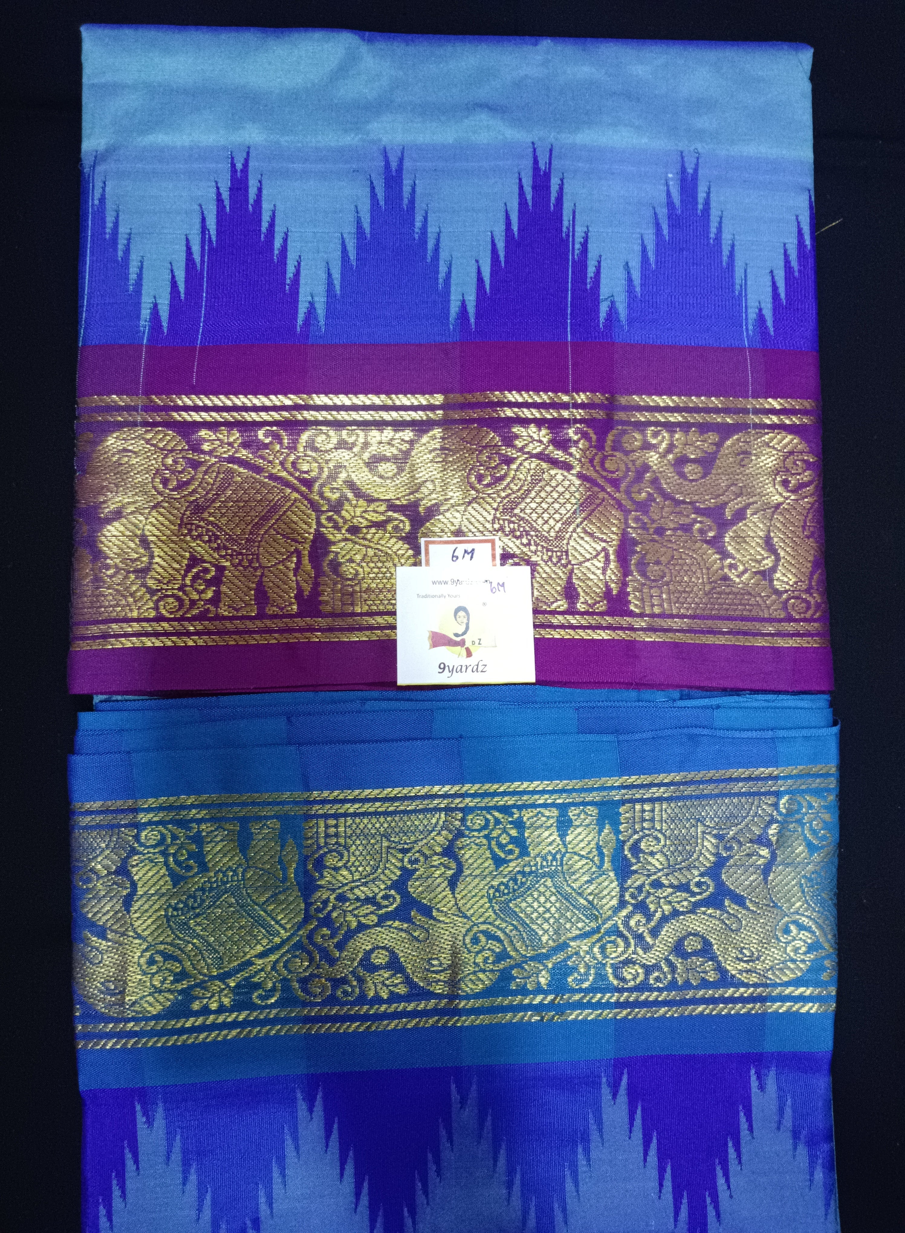 Pure silk Dhoti 6muzham Thalambhu