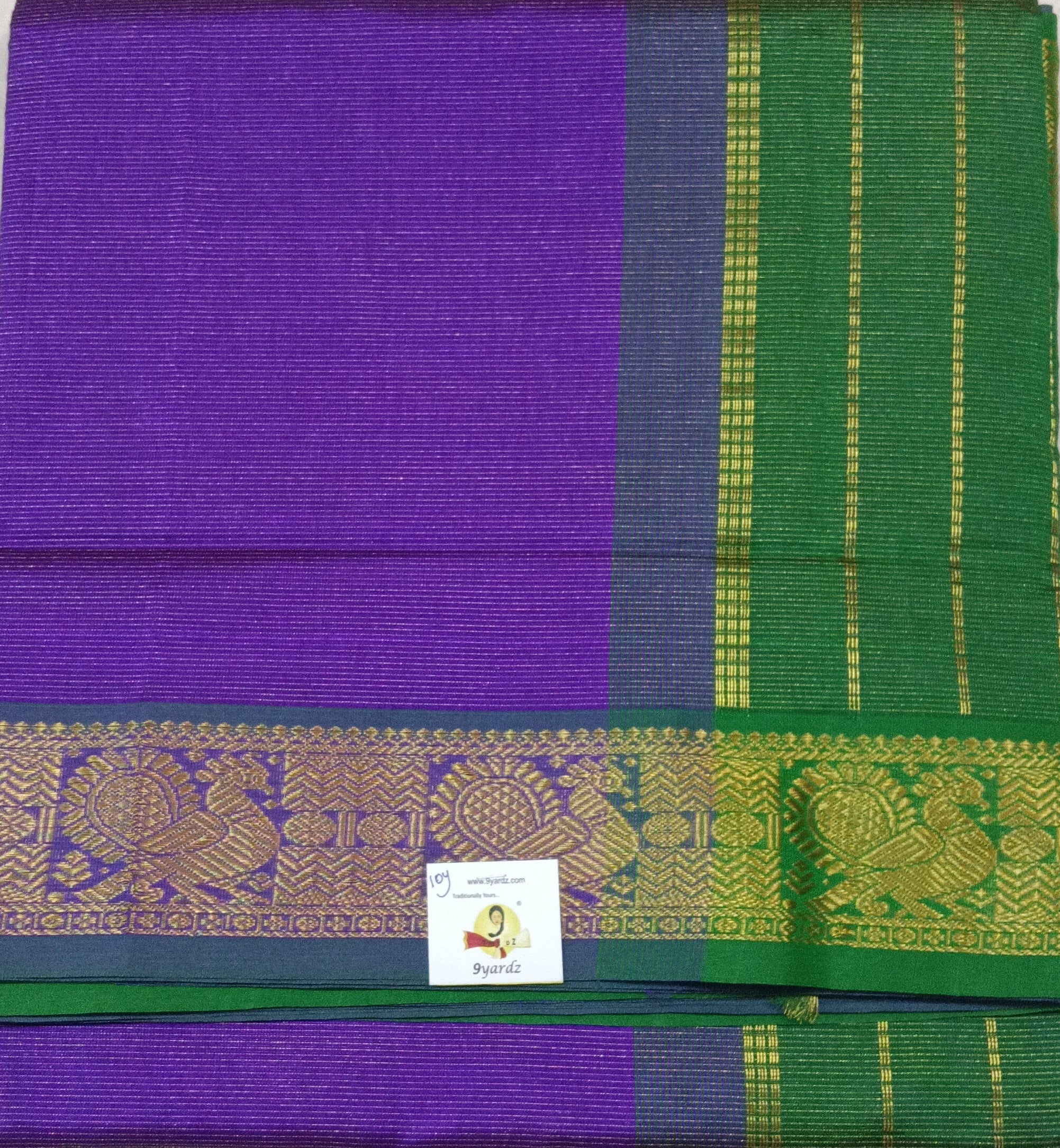 Semi Silk cotton vairavoosi Madisar 10yards