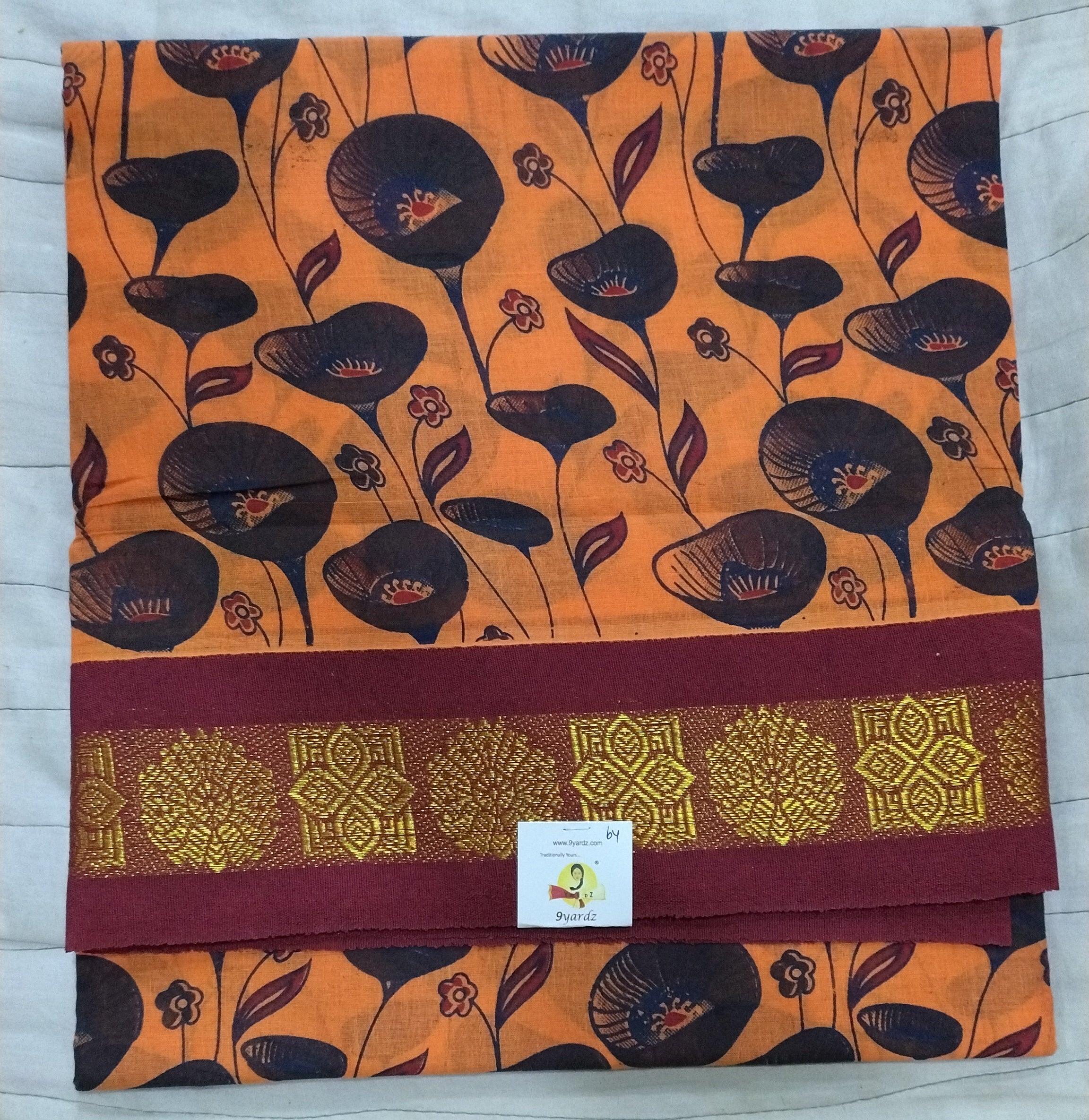 Sungudi cotton 6 yards