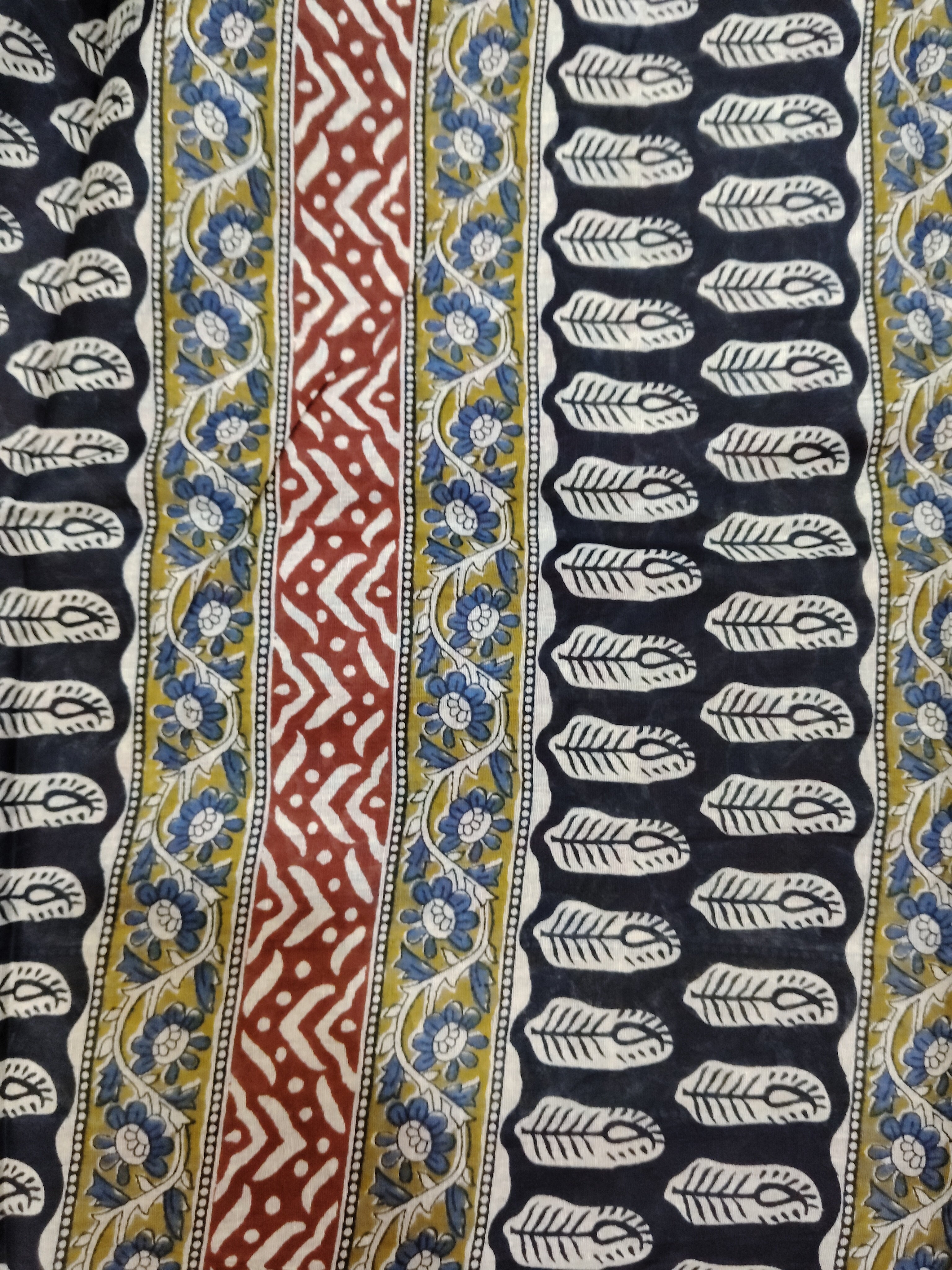 Soft Cotton Bathik saree 6yardz