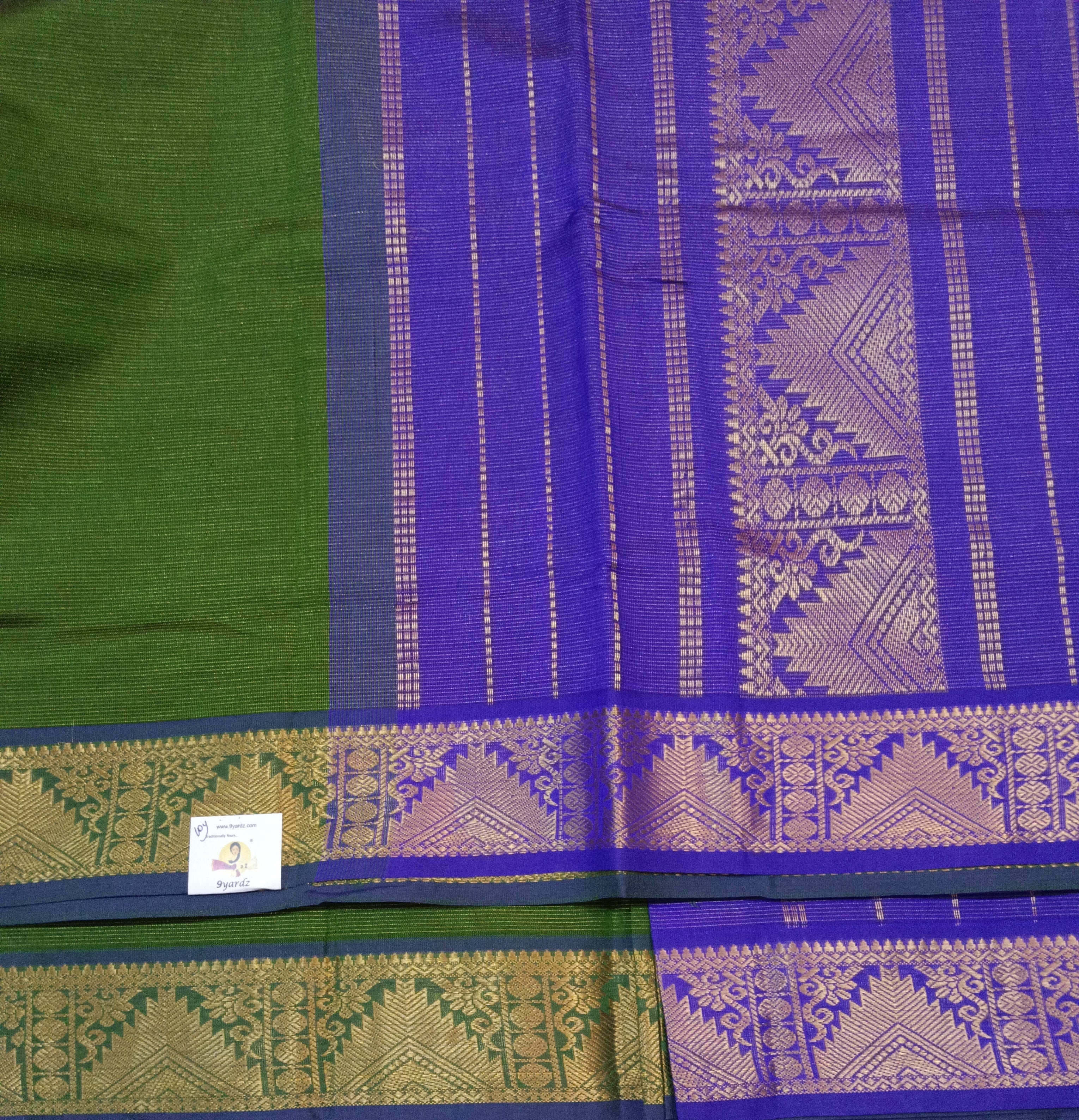 Semi Silk cotton vairavoosi Madisar 10yards