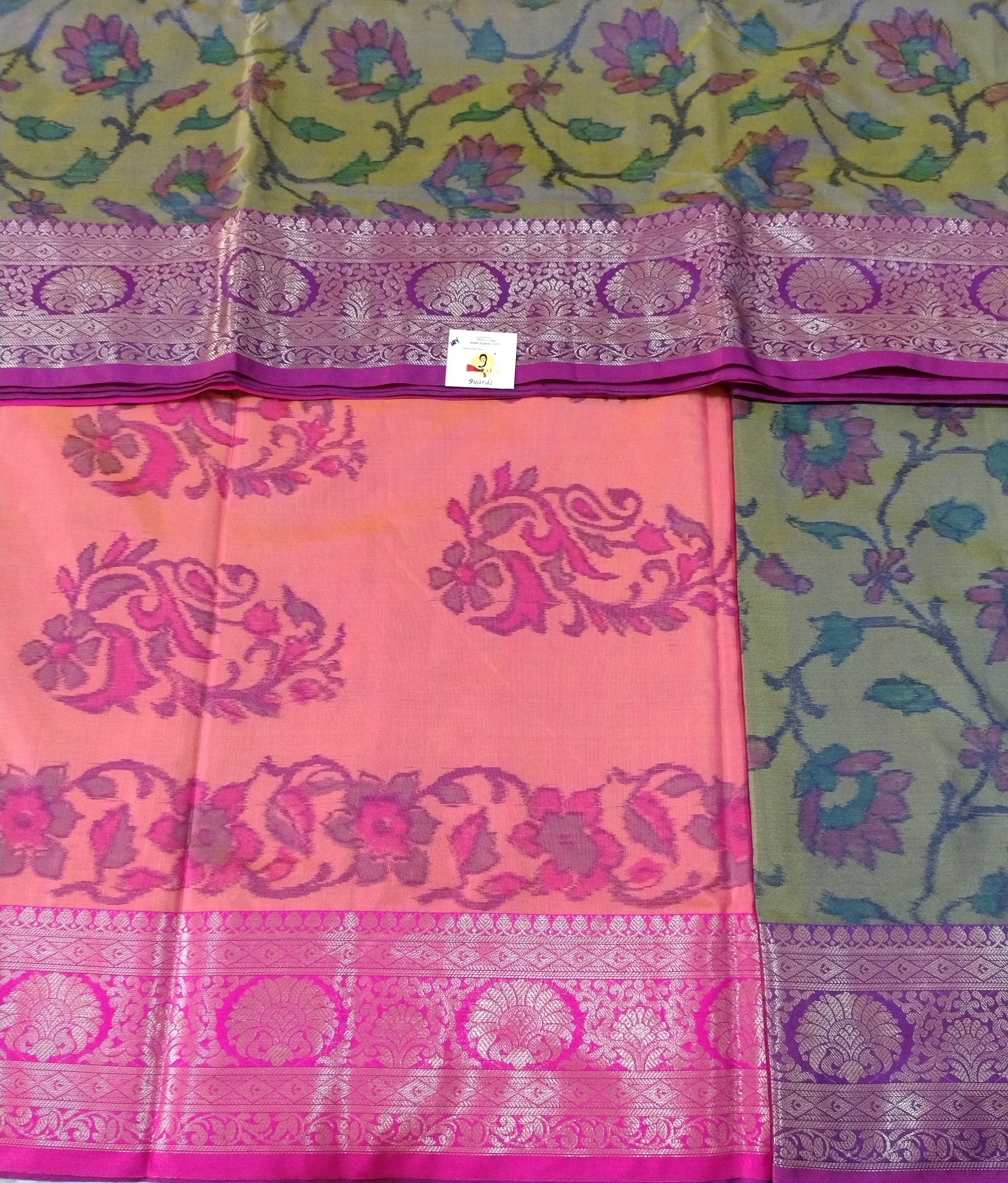 Ikkat semi silk madisar