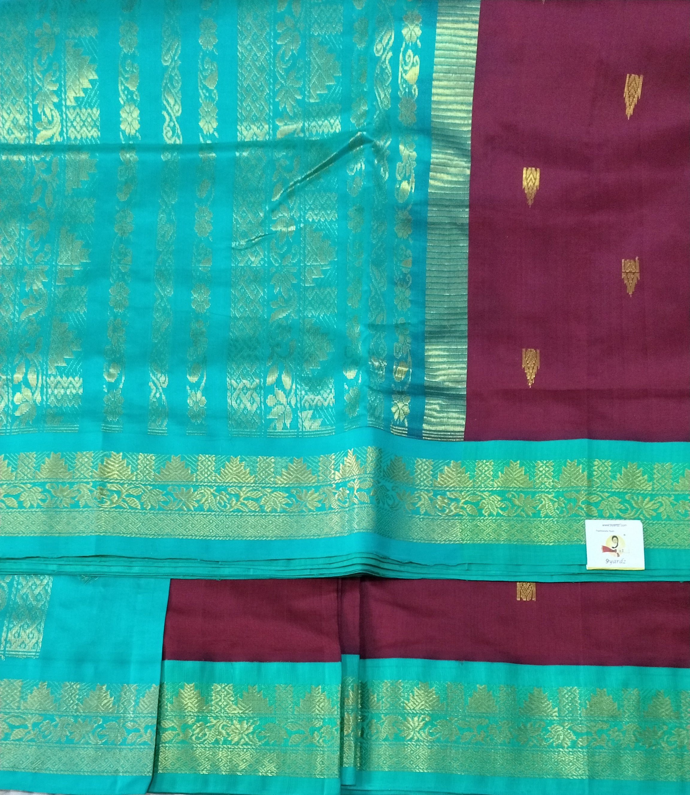 Semi Silk cotton Korvai Madisar