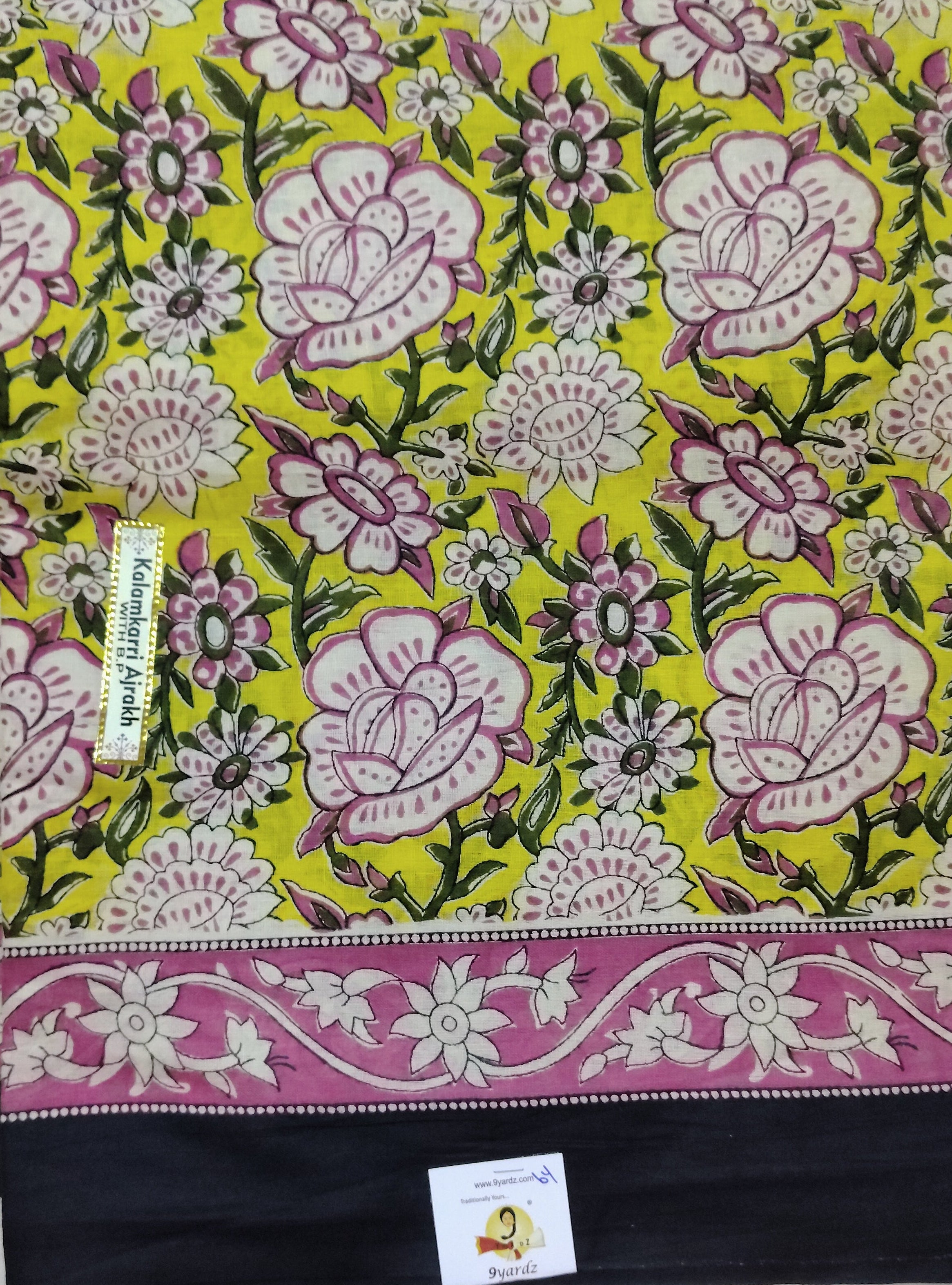 Soft Cotton Bathik saree 6yardz