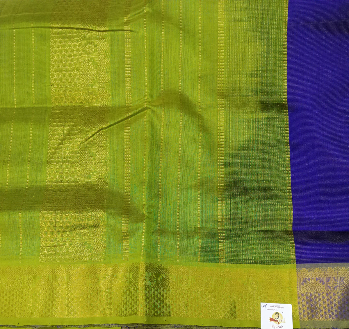 Pure silk cotton vairavoosi 10yards  madisar