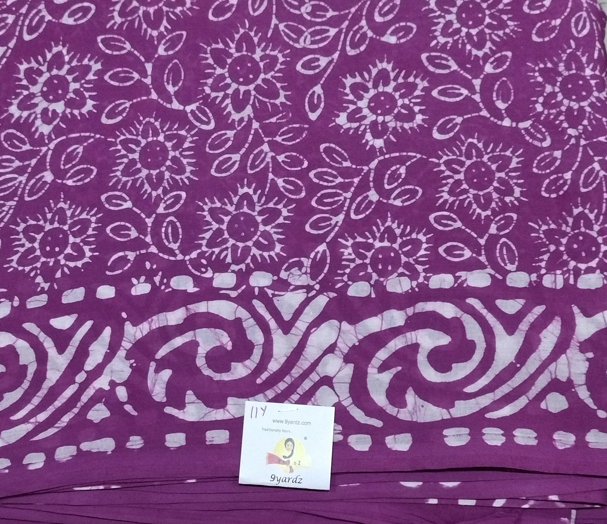 Bathik printed 11 yardz