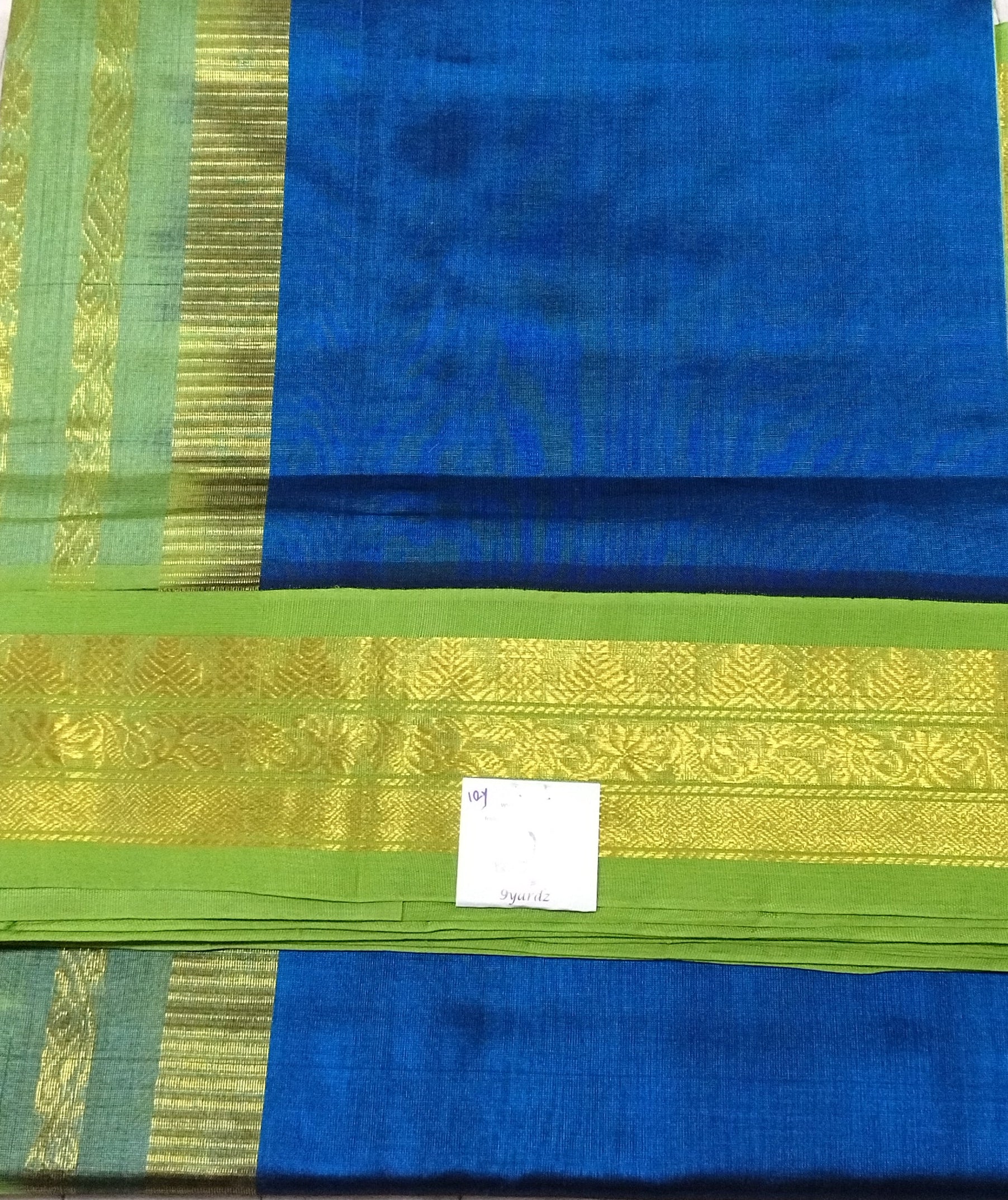 Pure silk cotton -Korvai 10yards madisar