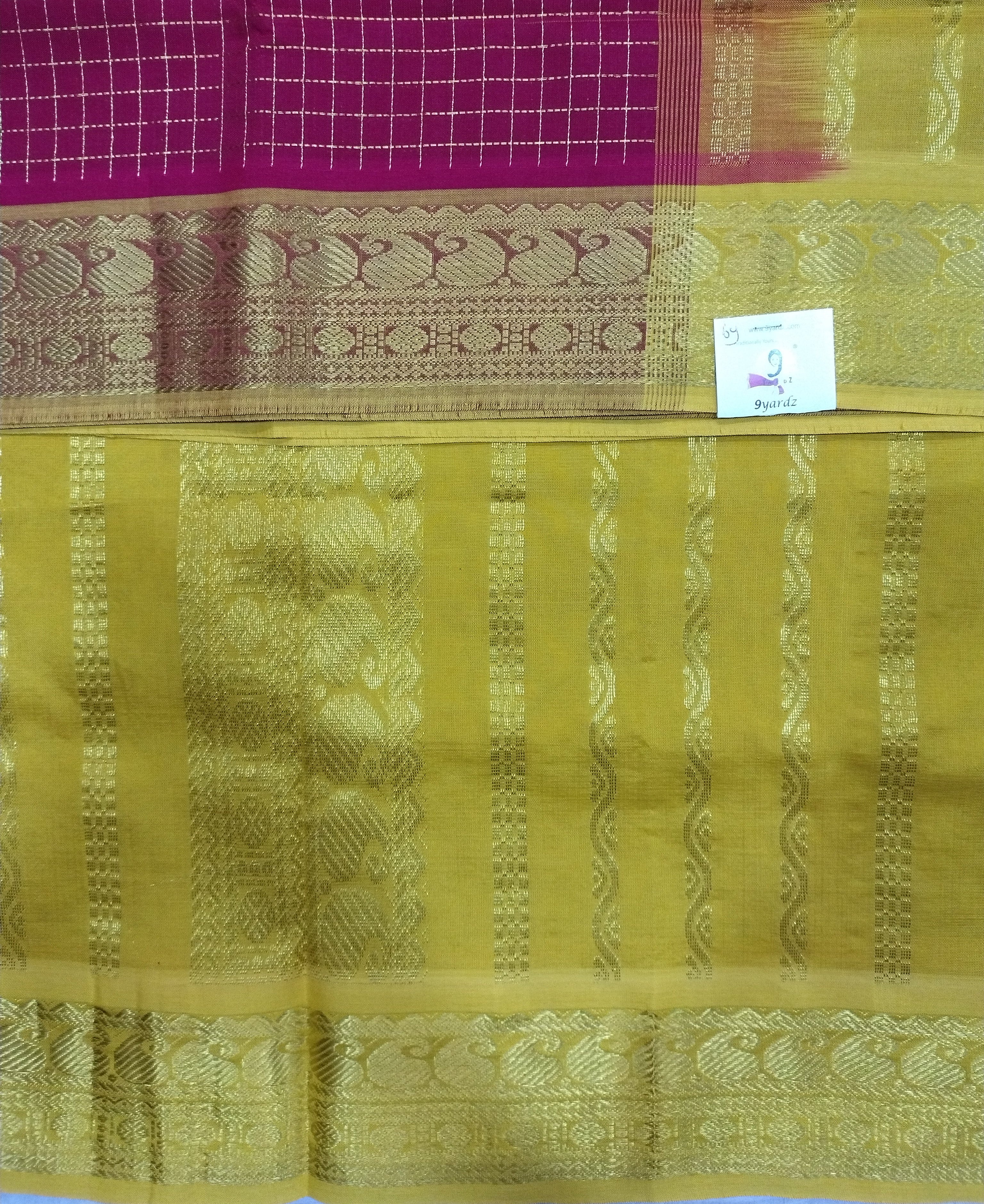 Semi silk cotton 6Yards