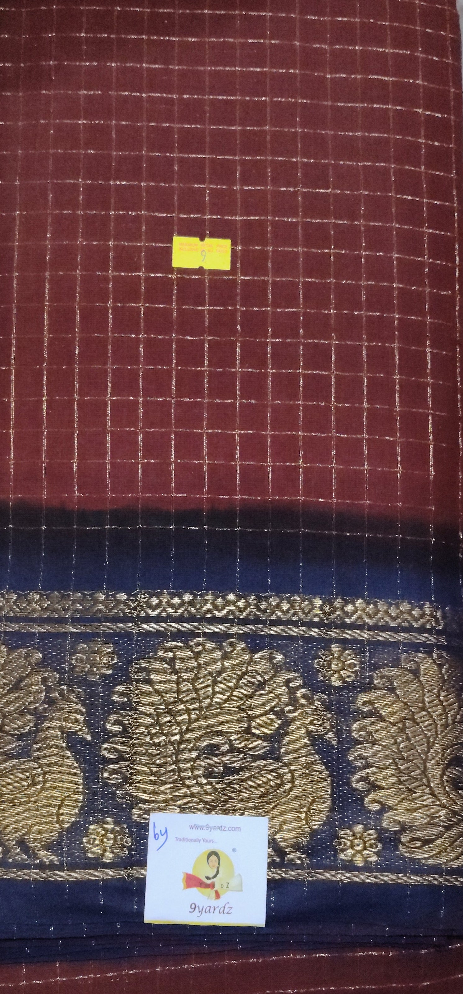 Ranee Cotton zari kattam 6yard