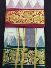 Load image into Gallery viewer, Pure cotton Muhurtham dhoti 9*5