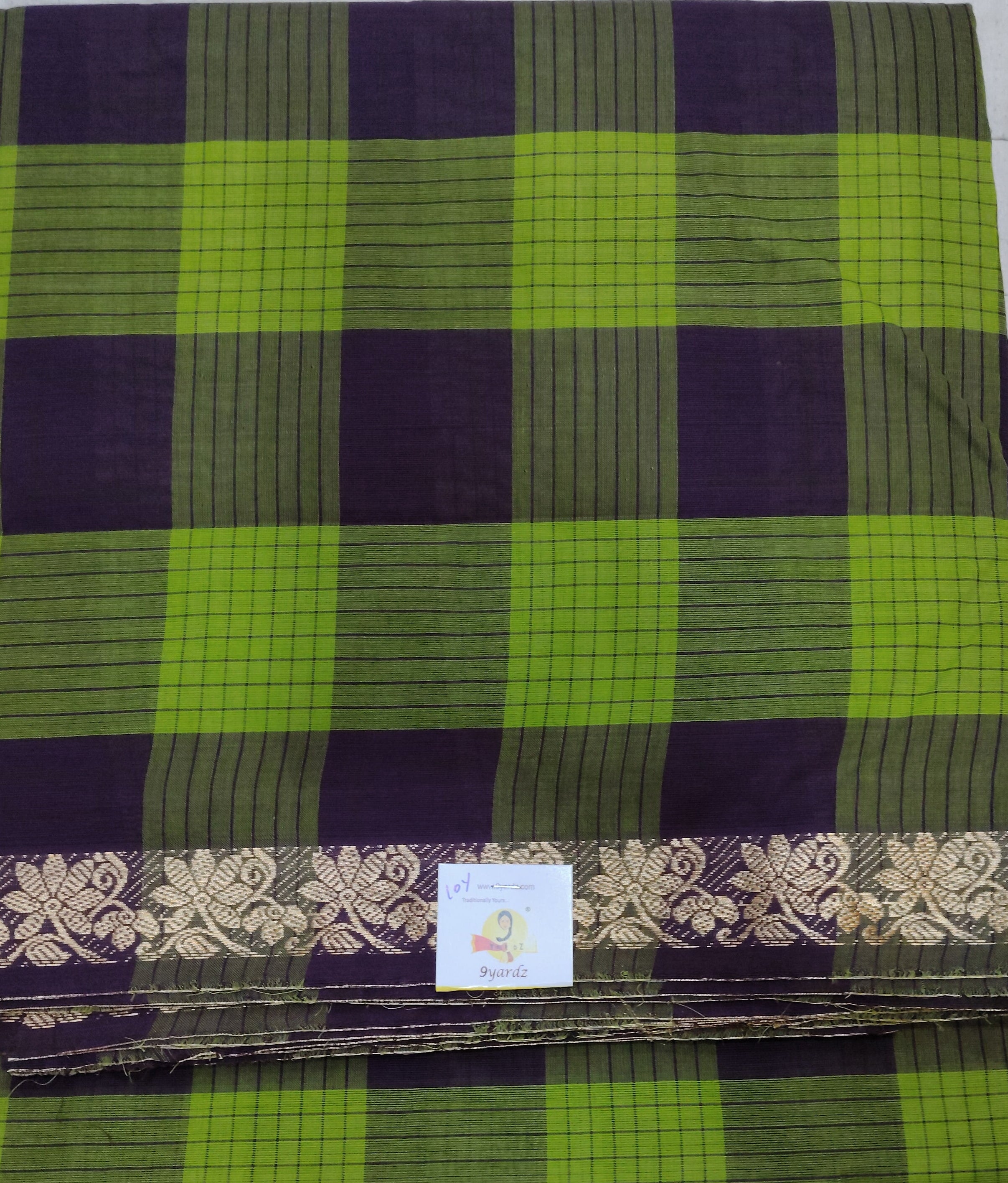Chettinadu / Karaikudi cotton 10. yards madisar