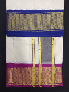 Pure cotton Muhurtham 9kann dhoti 9*5