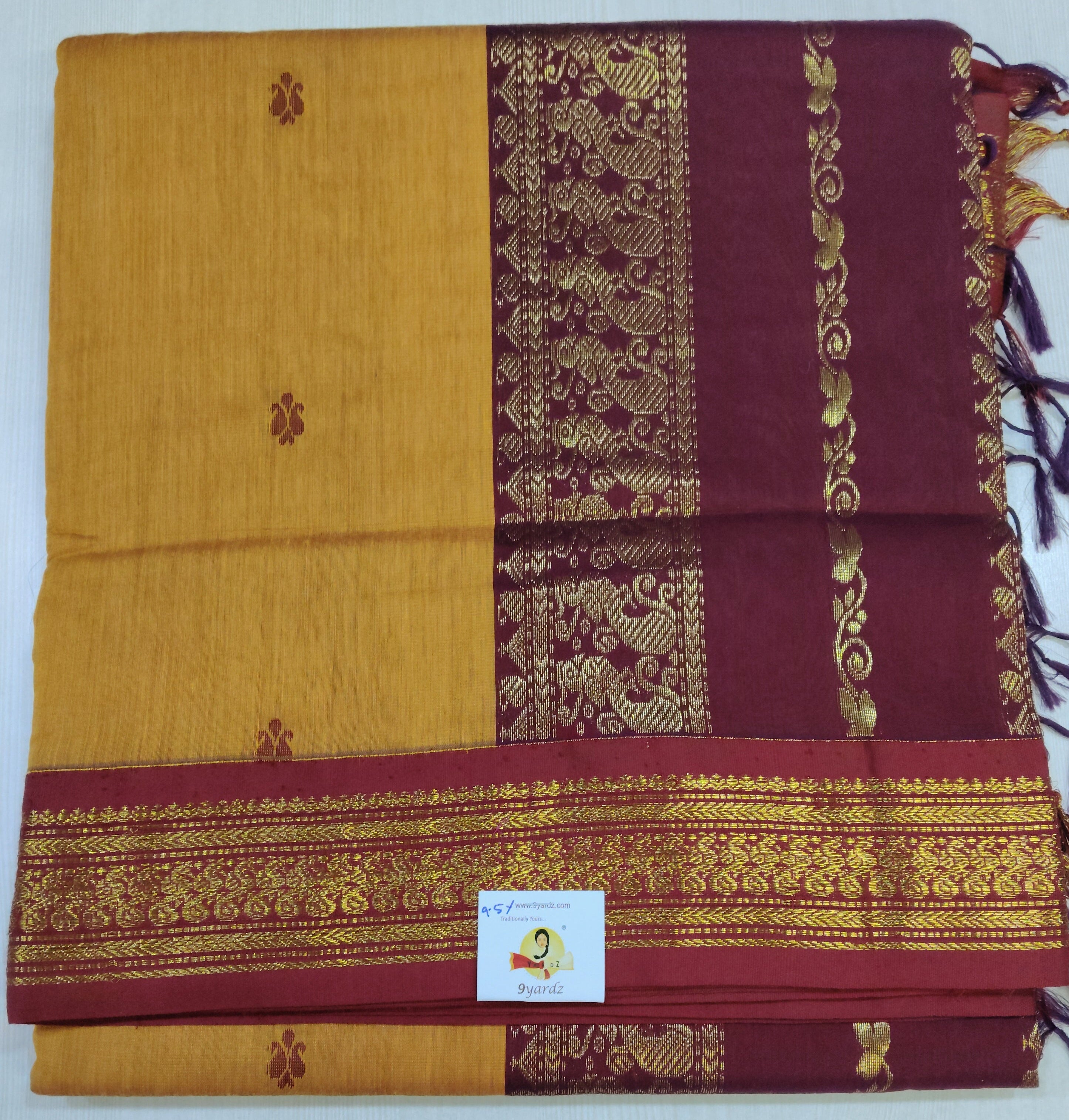 Kalyani Cotton  9.5 yardz
