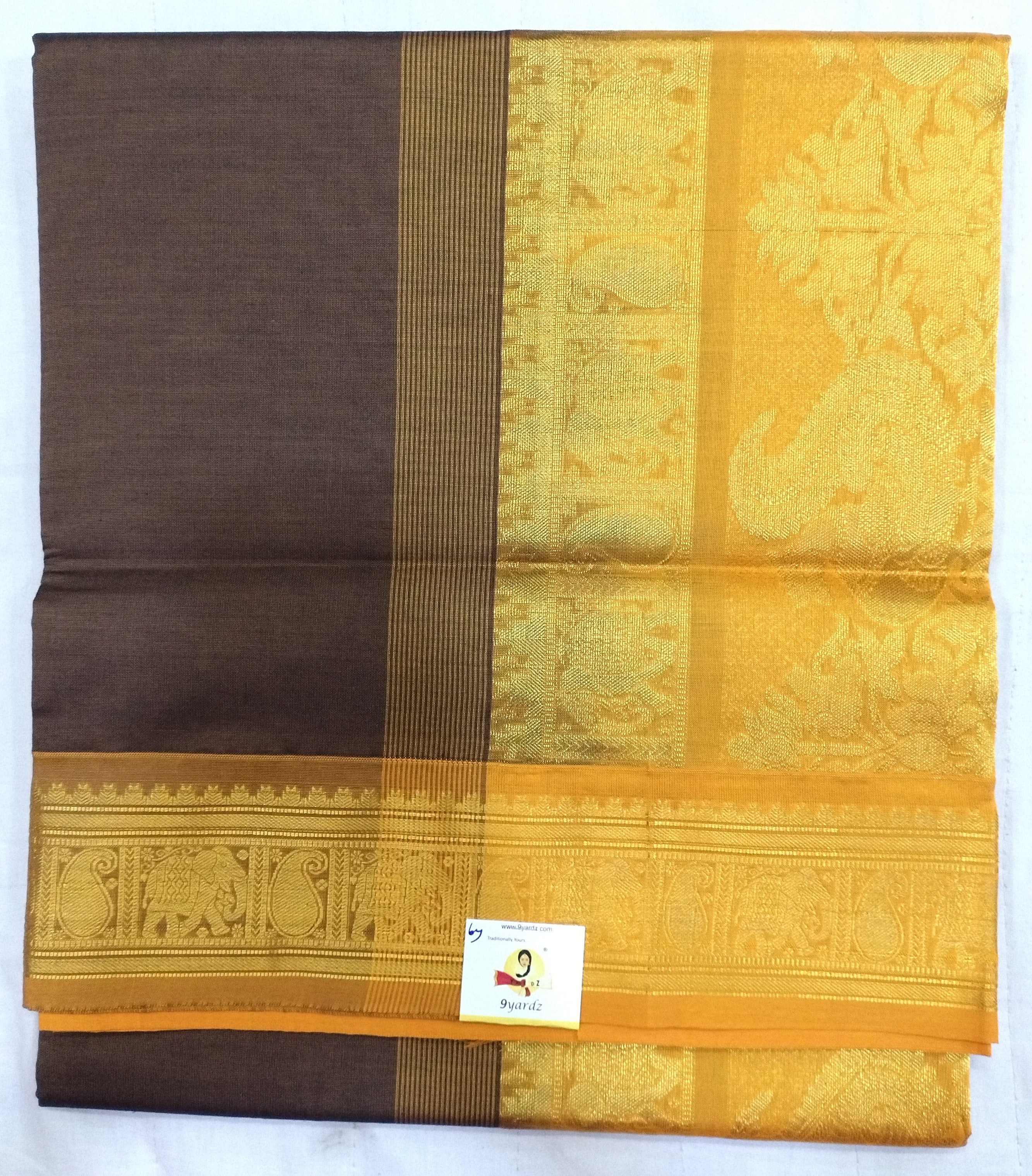 Semi silk Plain 6Yards