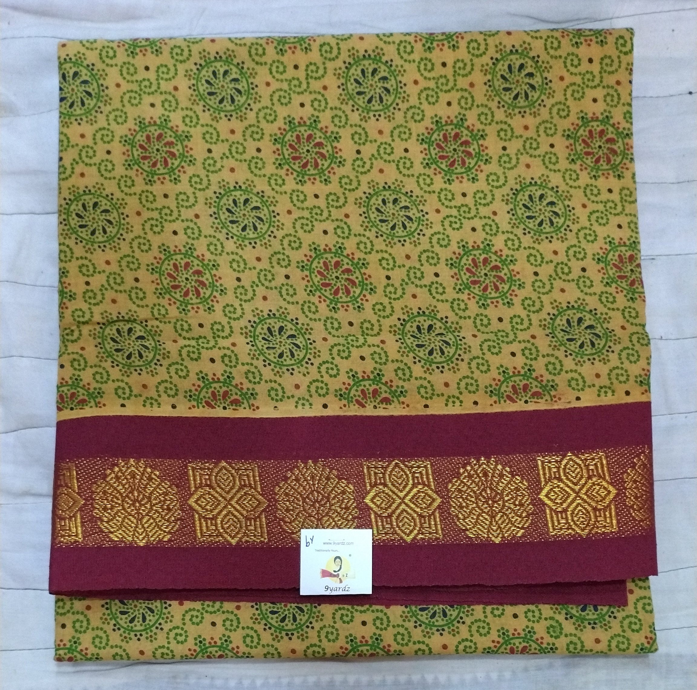 Sungudi cotton 6 yards