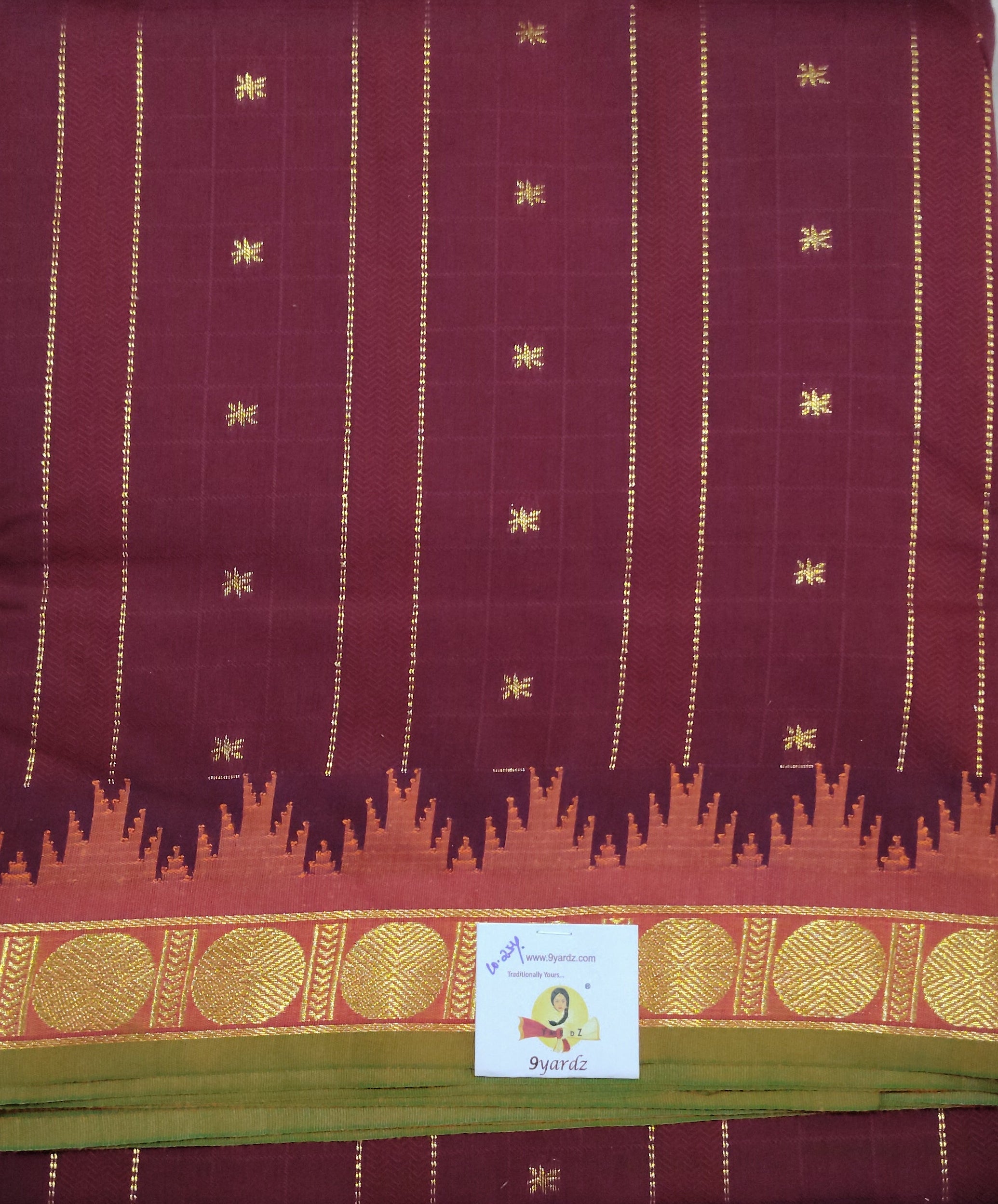 Akshaya cotton 10.25 yards madisar
