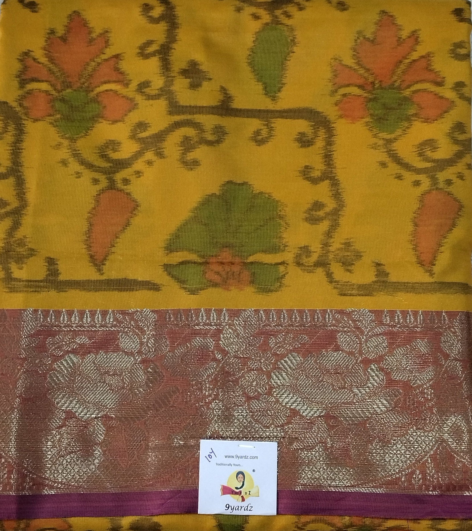 Ikkat semi silk madisar