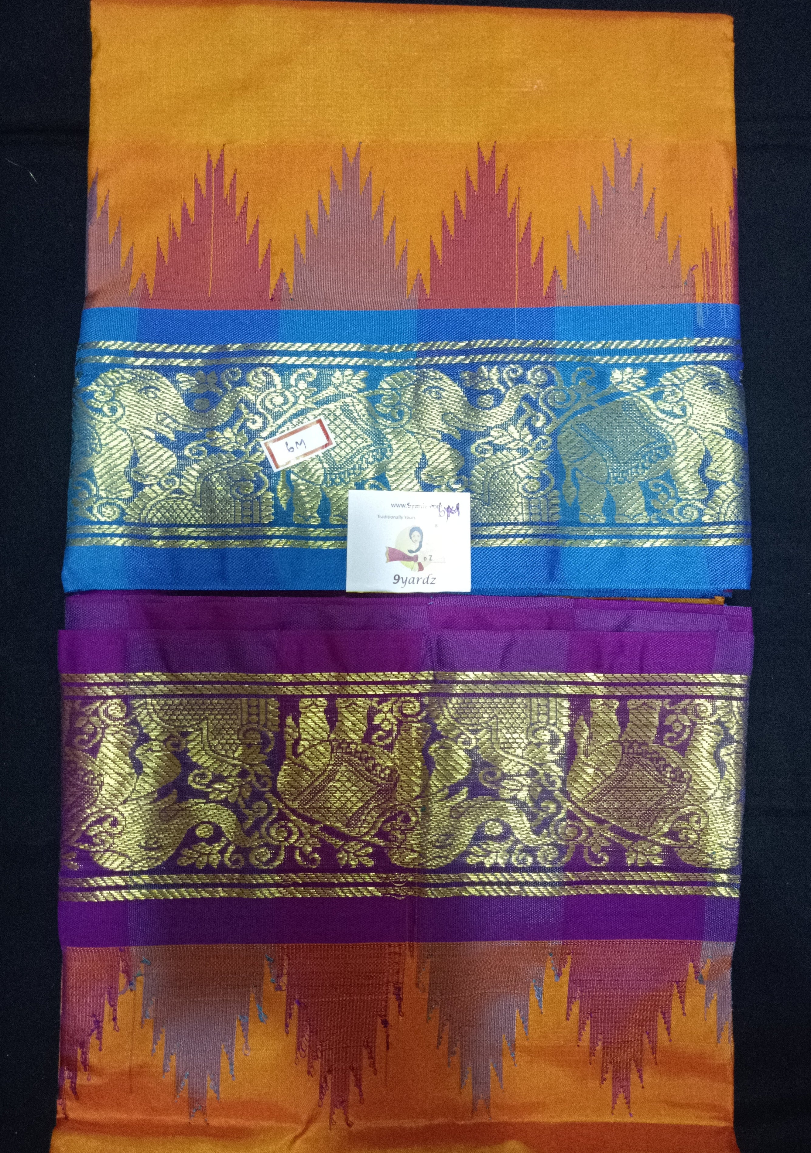 Pure silk Dhoti 6muzham Thalambhu