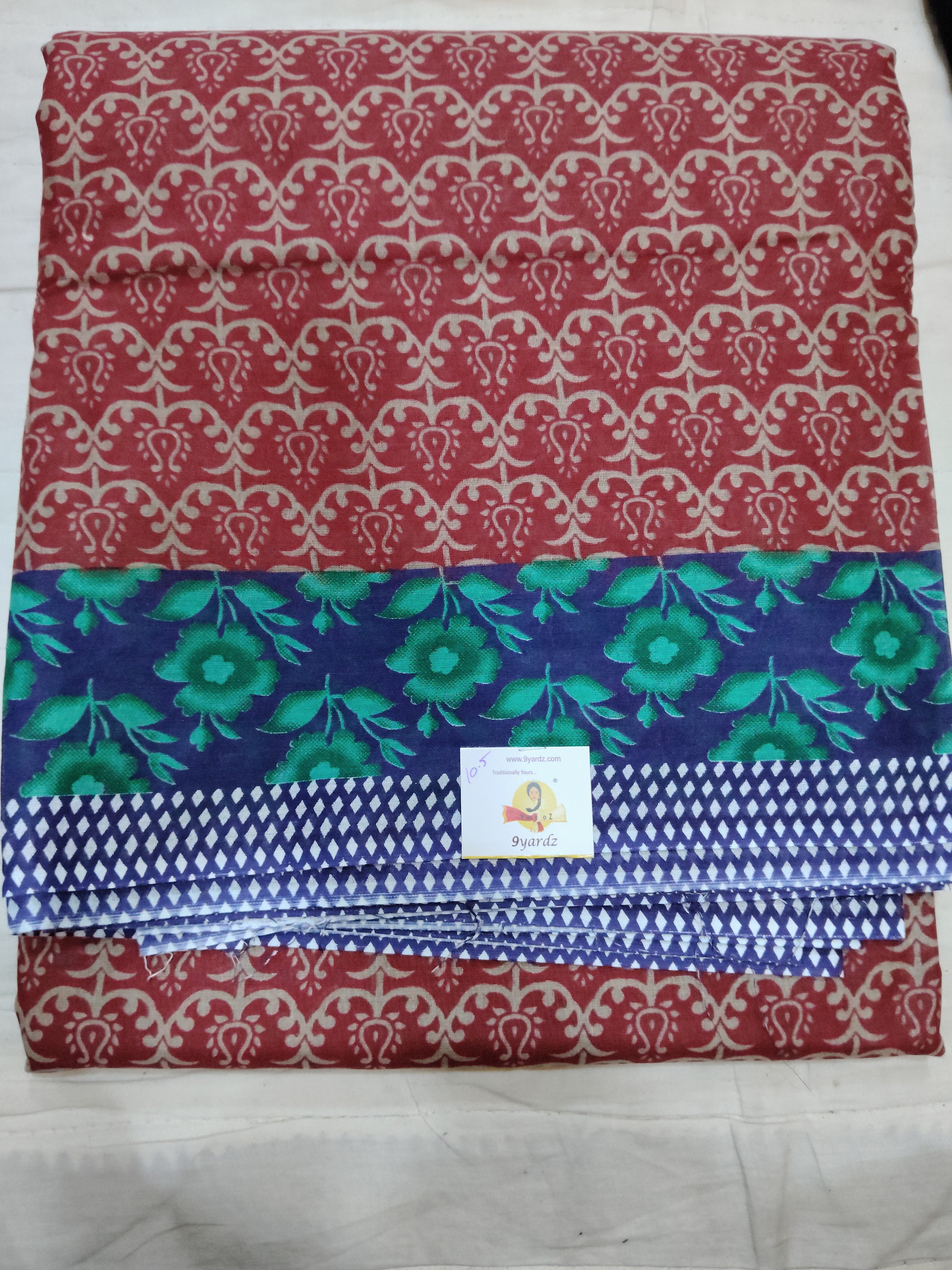 Erode cotton 10.5 yards Madisar
