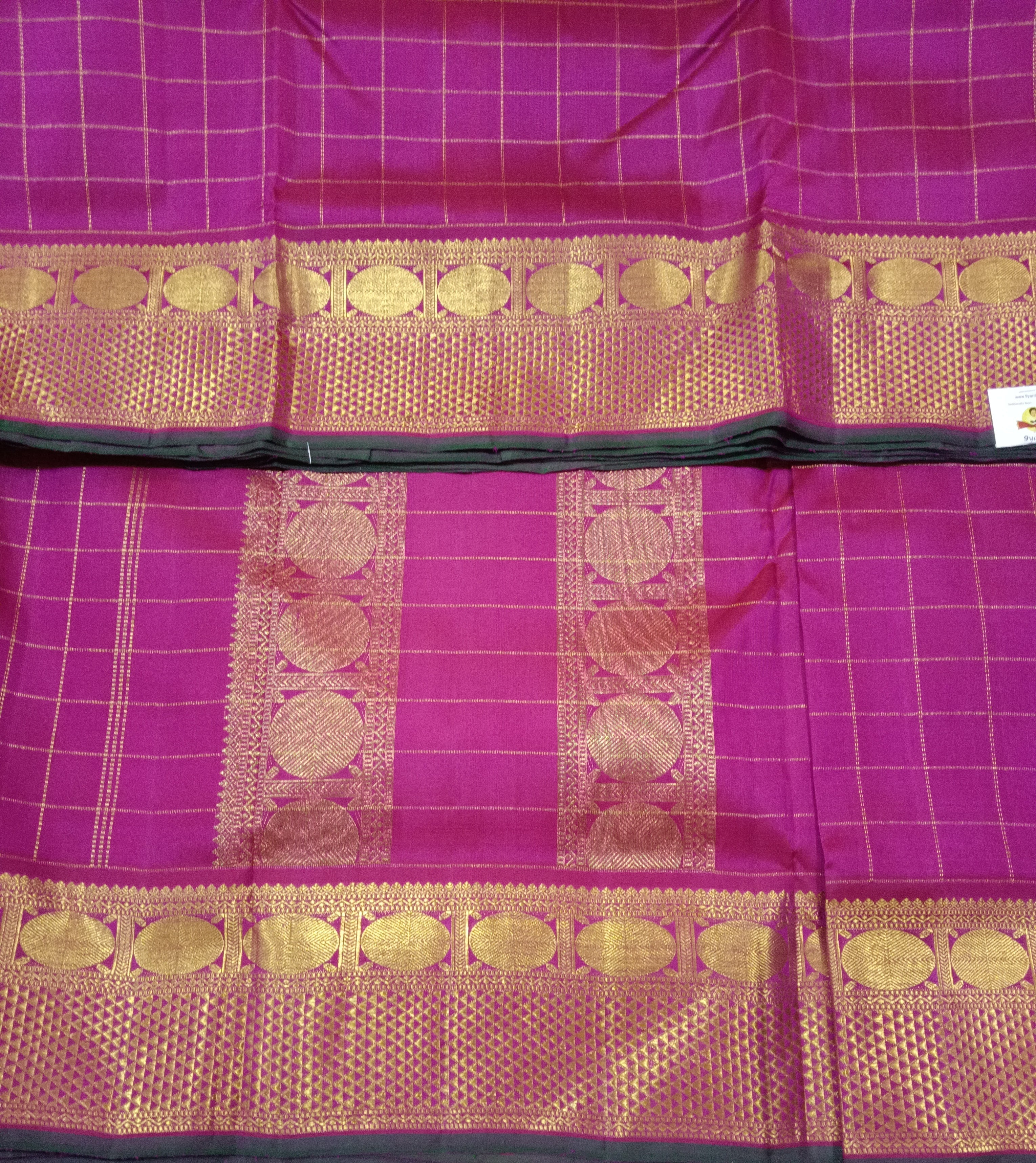Pure Kanchipuram Silk Madisar 10yards