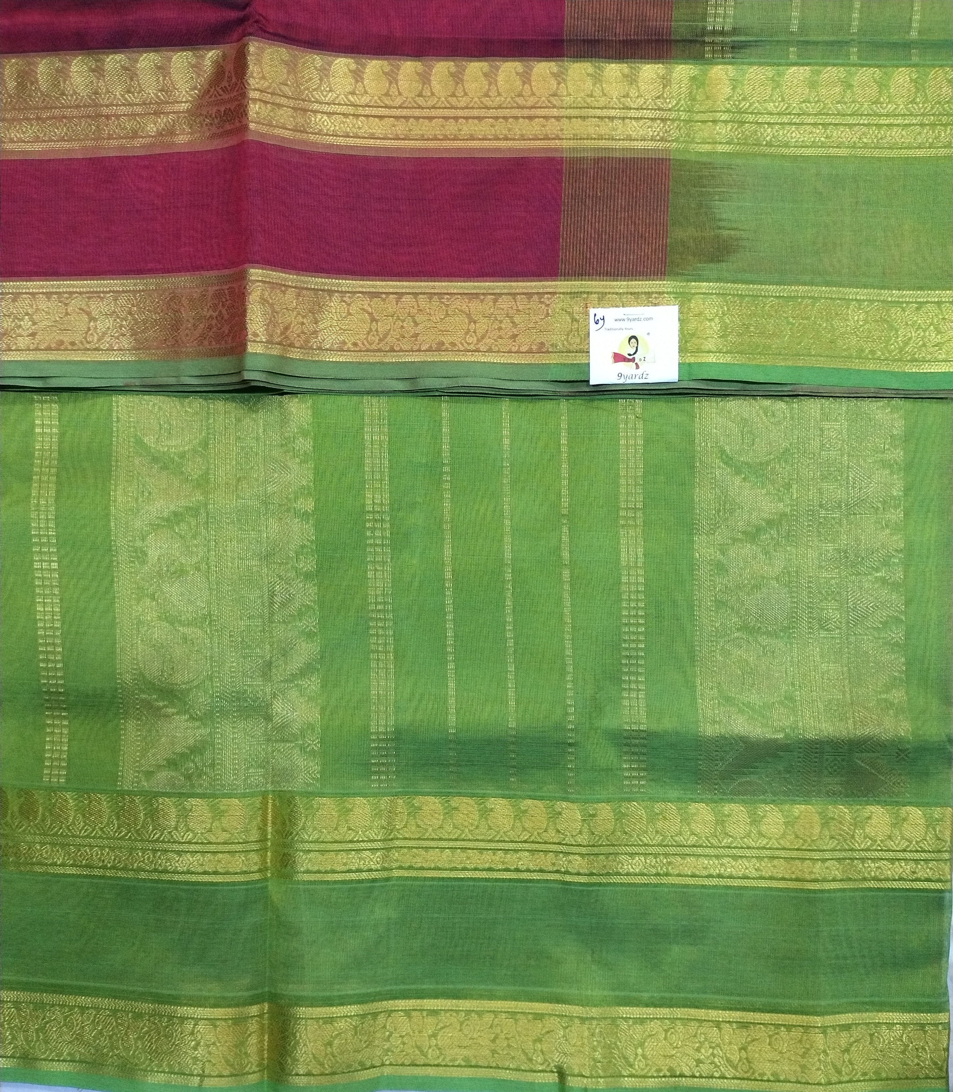 Pure silk cotton 6 yards
