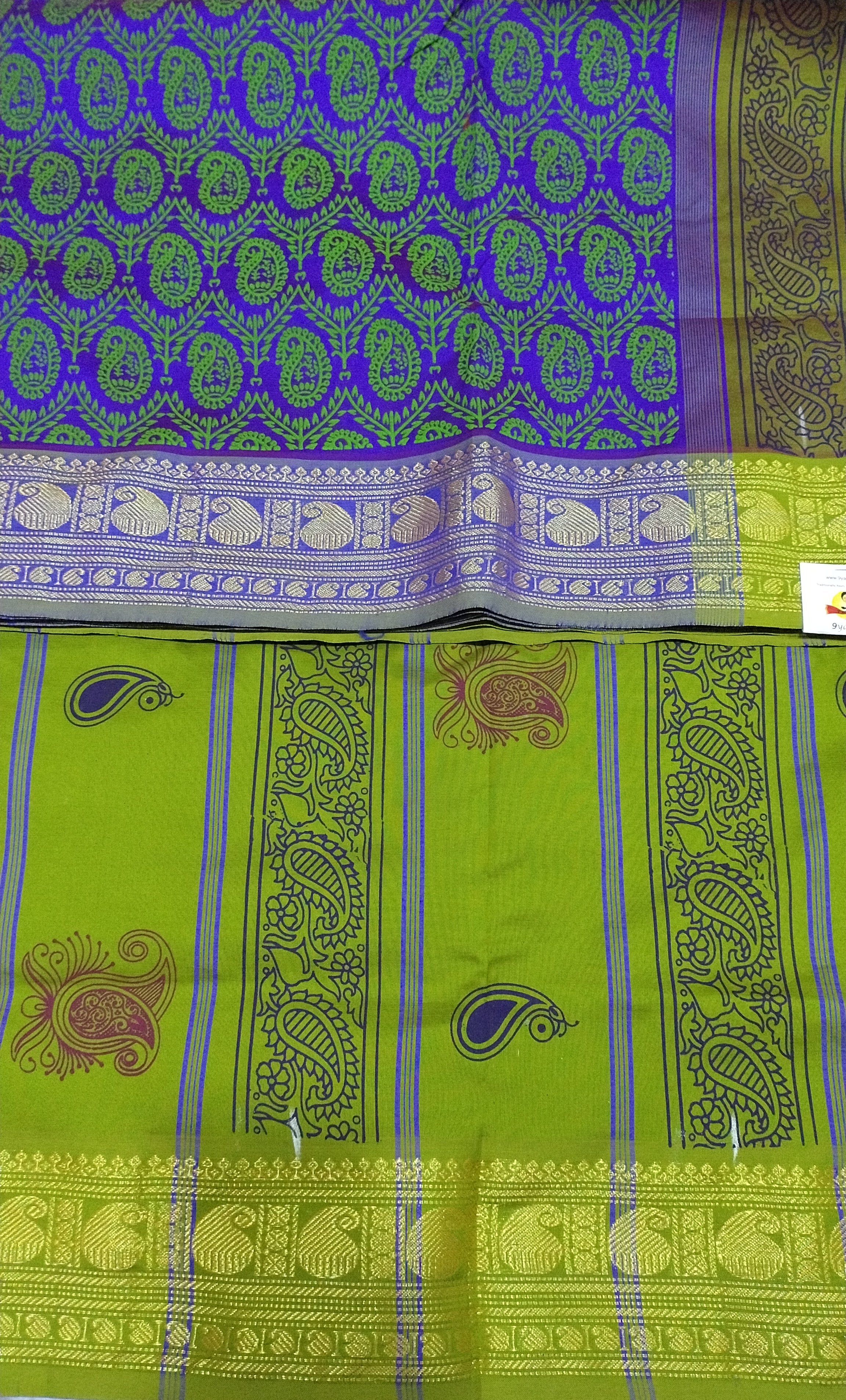 Semi silk Printed 6Yards