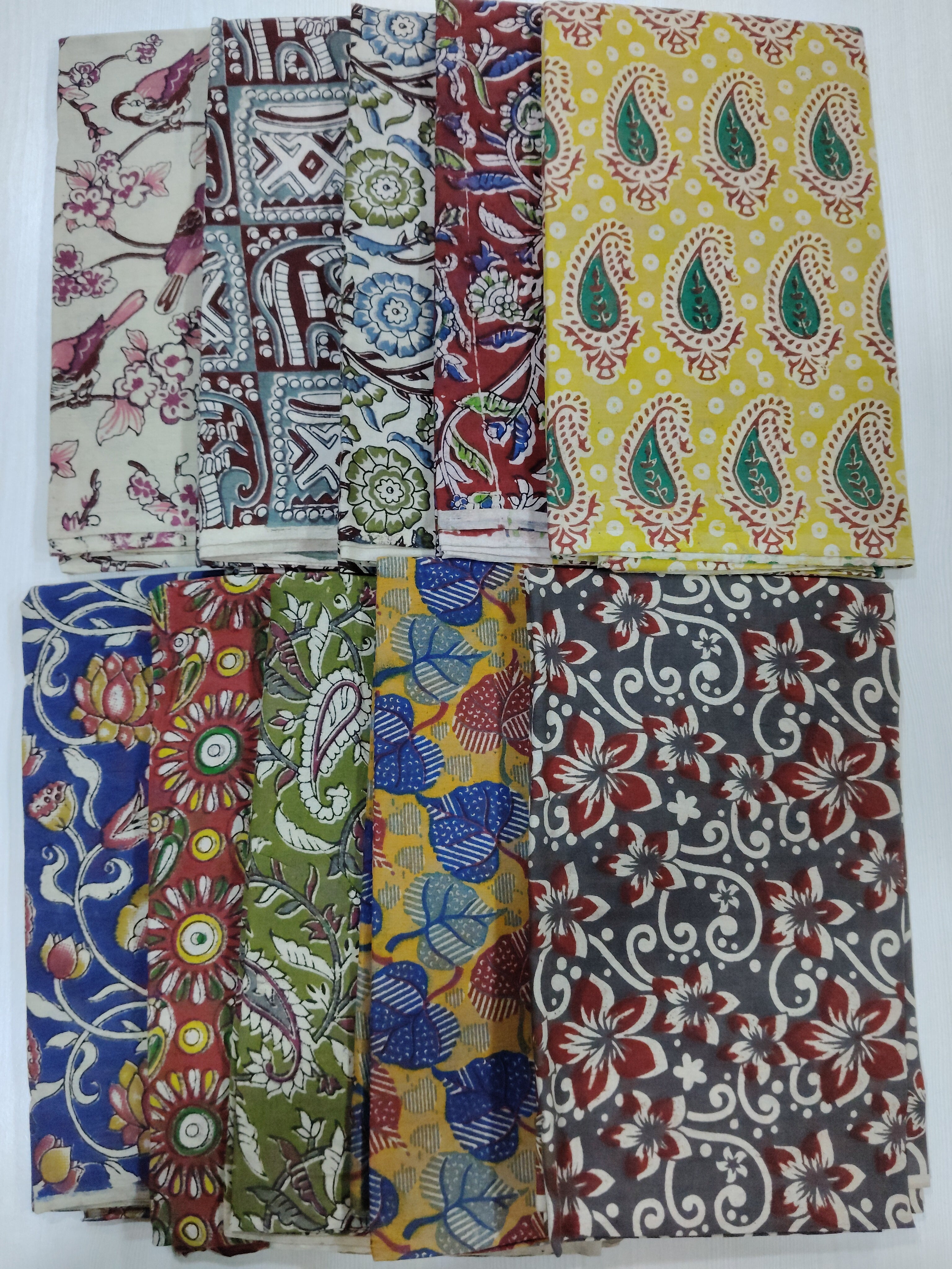 Navarathri special Kalamkari blouse bits