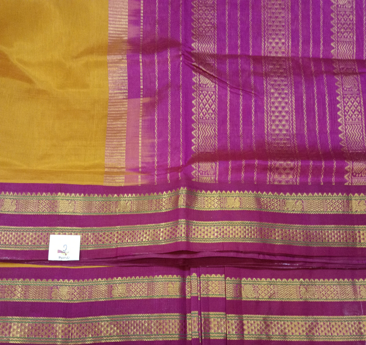 Pure silk cotton -Korvai 10yards madisar