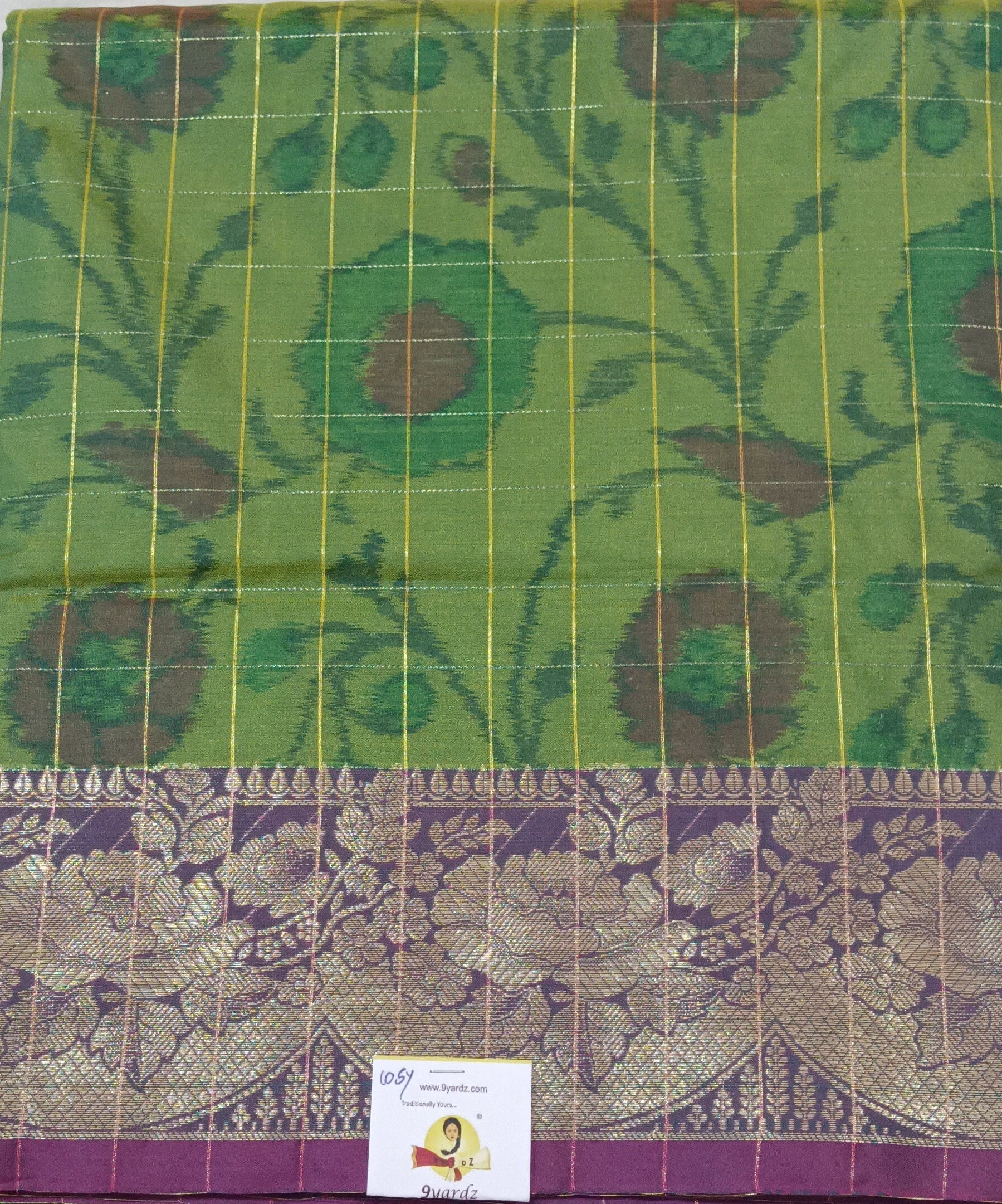 Ikkat semi silk madisar