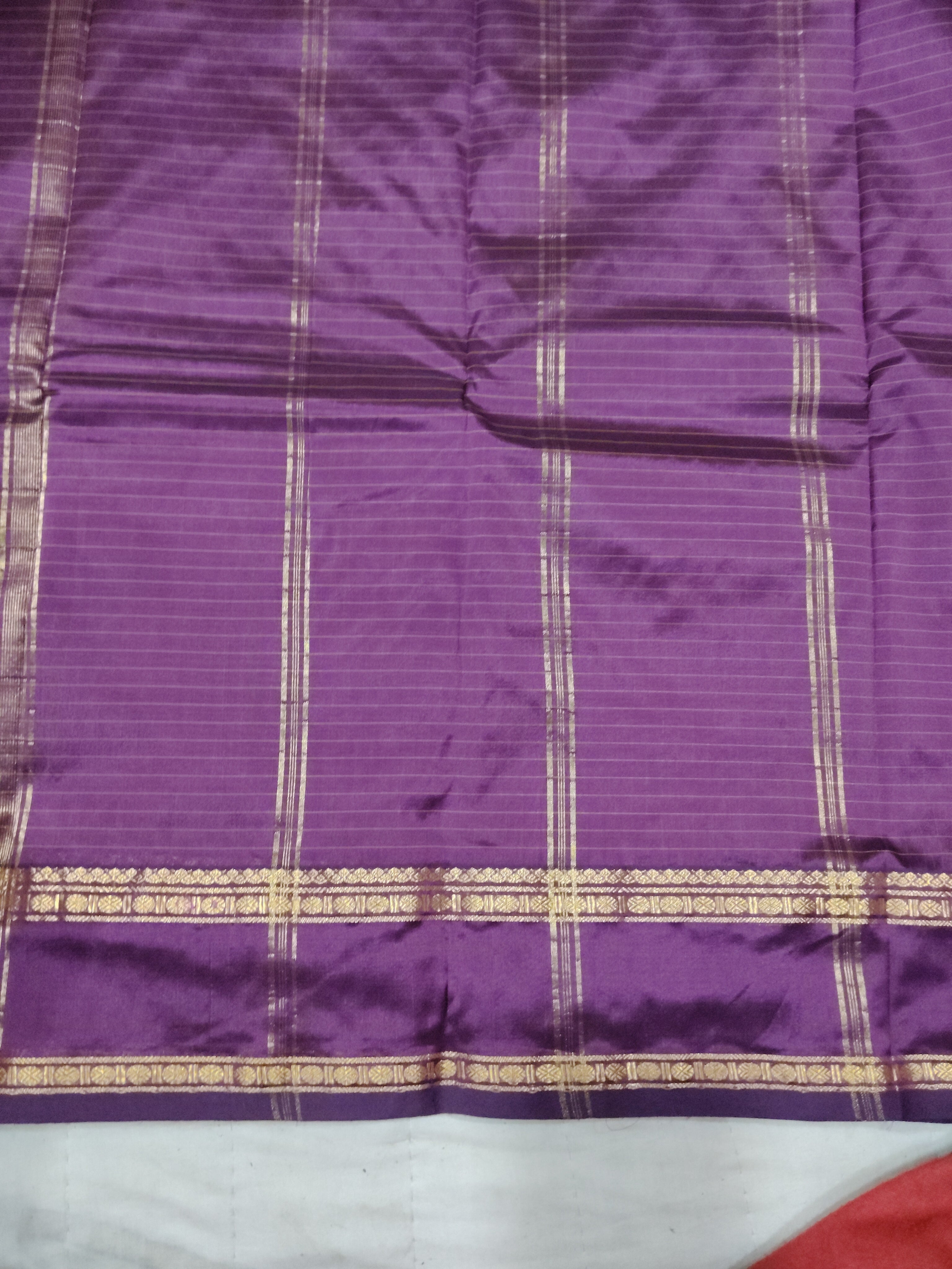China silk checked 6Yards