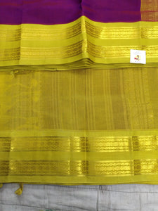 Pure silk cotton -Korvai 10yards madisar