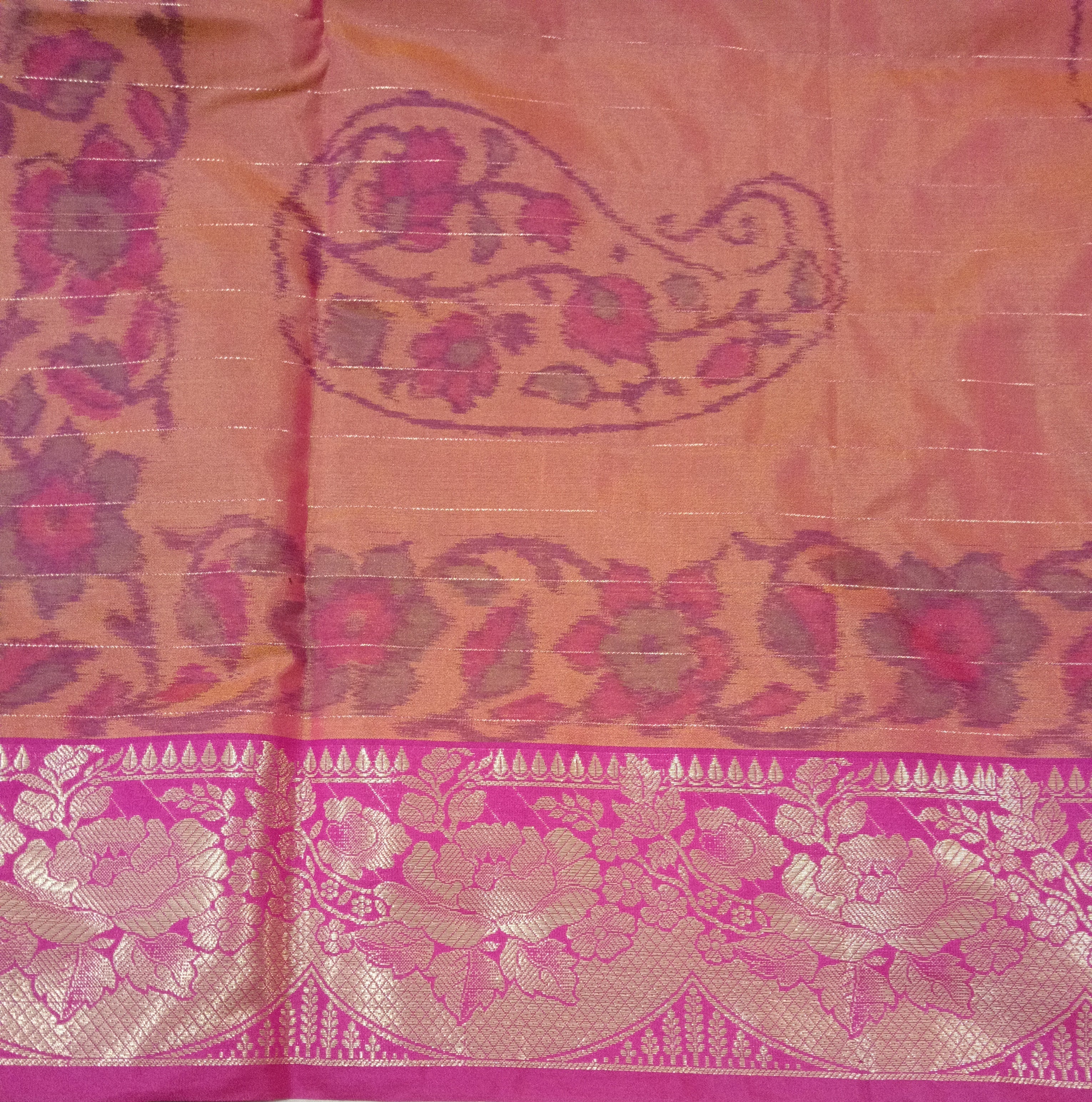 Ikkat semi silk madisar