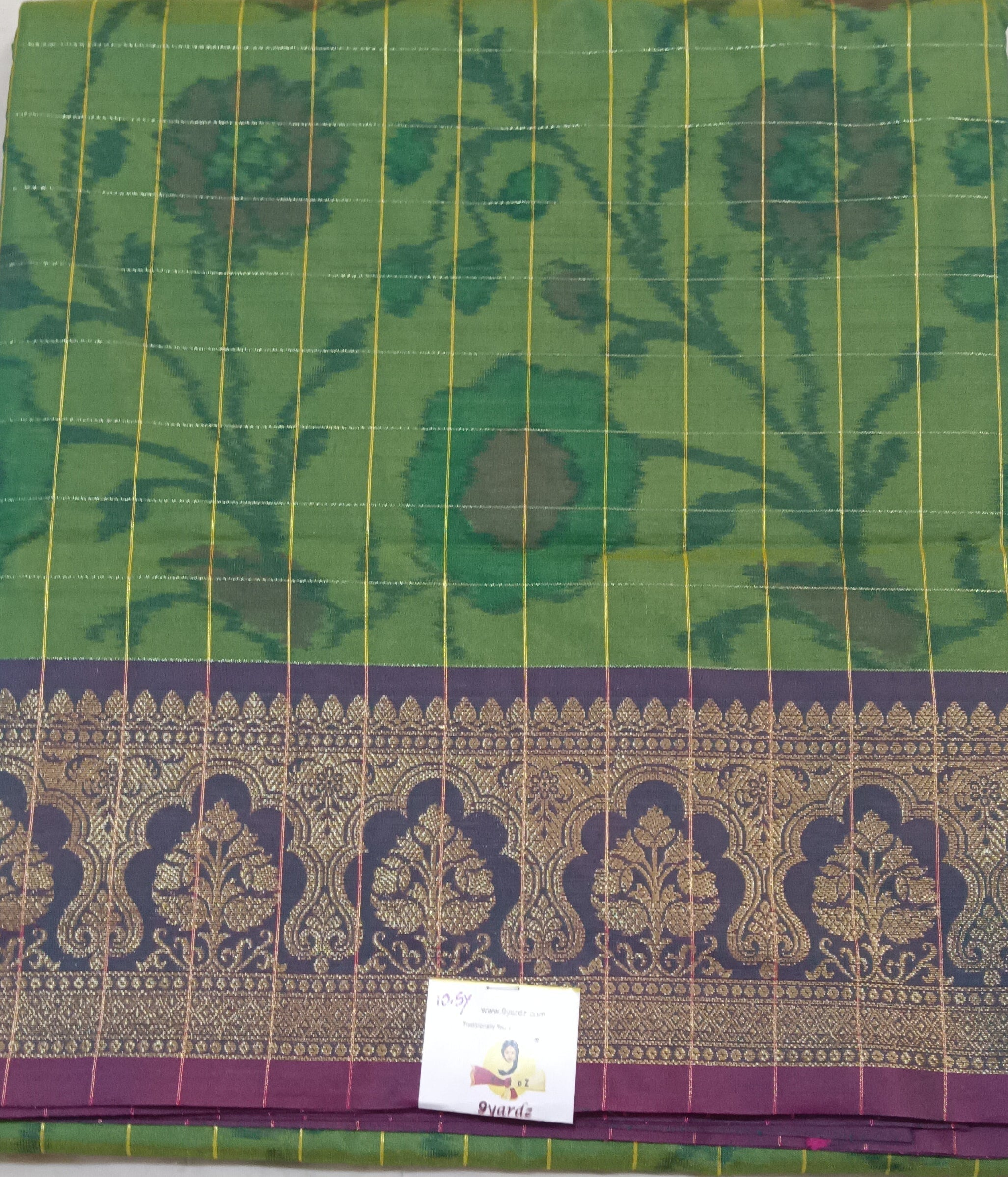 Ikkat semi silk madisar