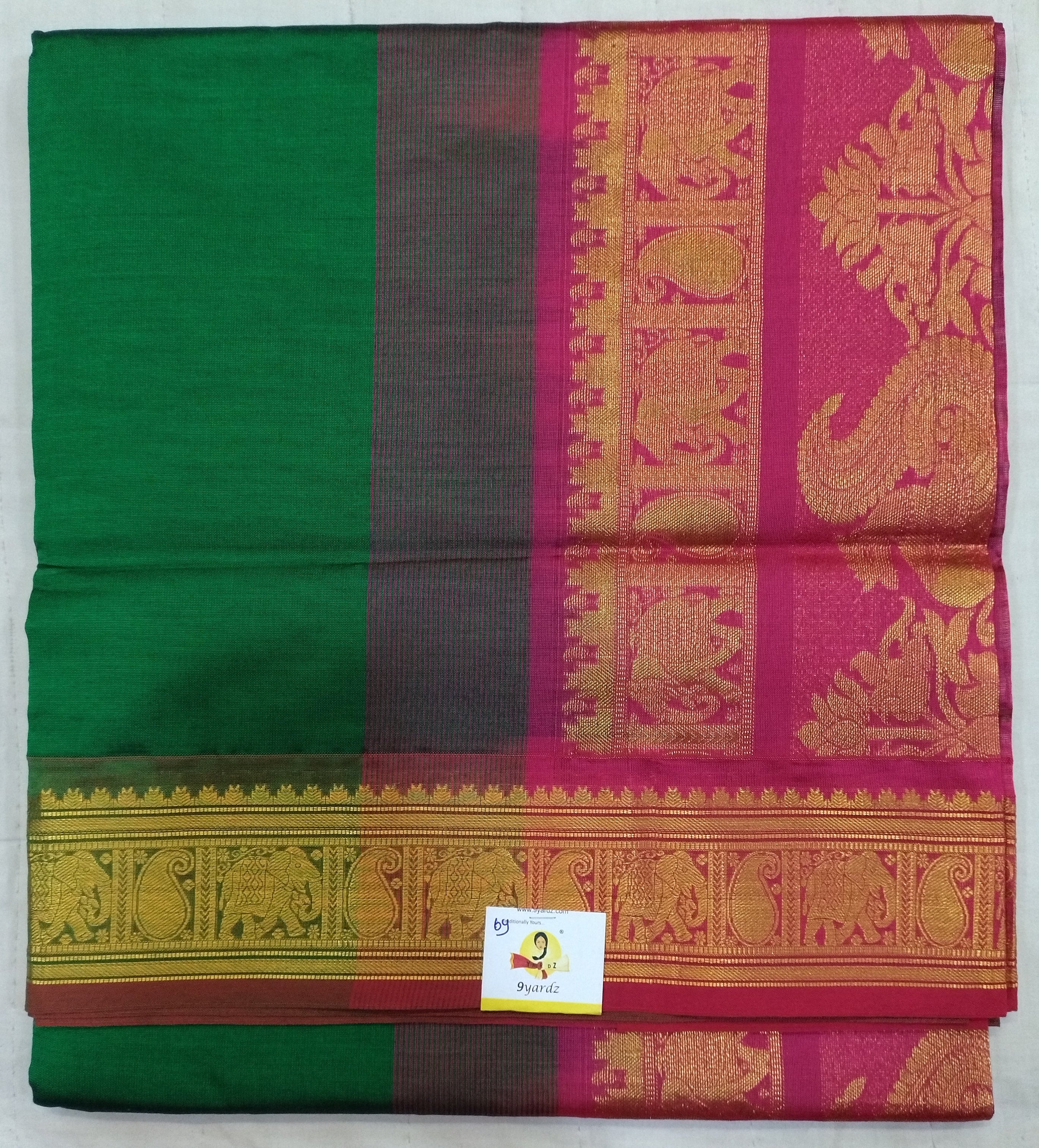 Semi silk Plain 6Yards