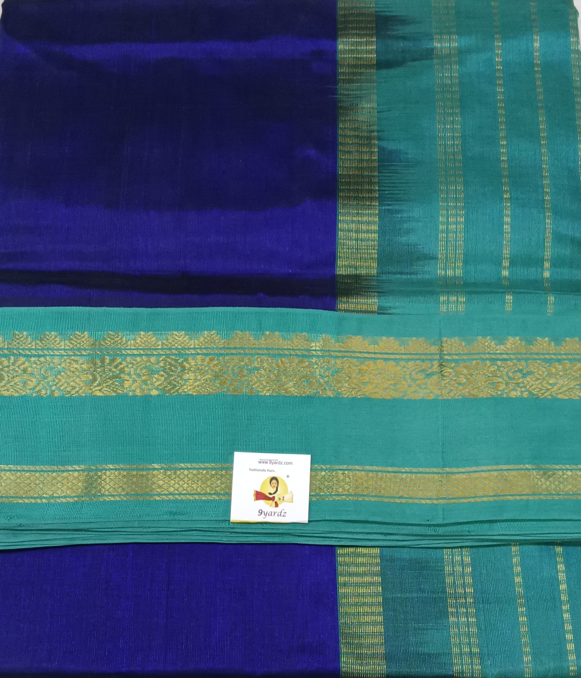 Pure silk cotton -Korvai 10yards madisar